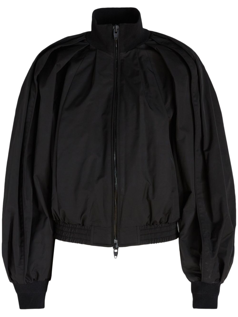 Lardini zip-up bomber jacket - Black von Lardini