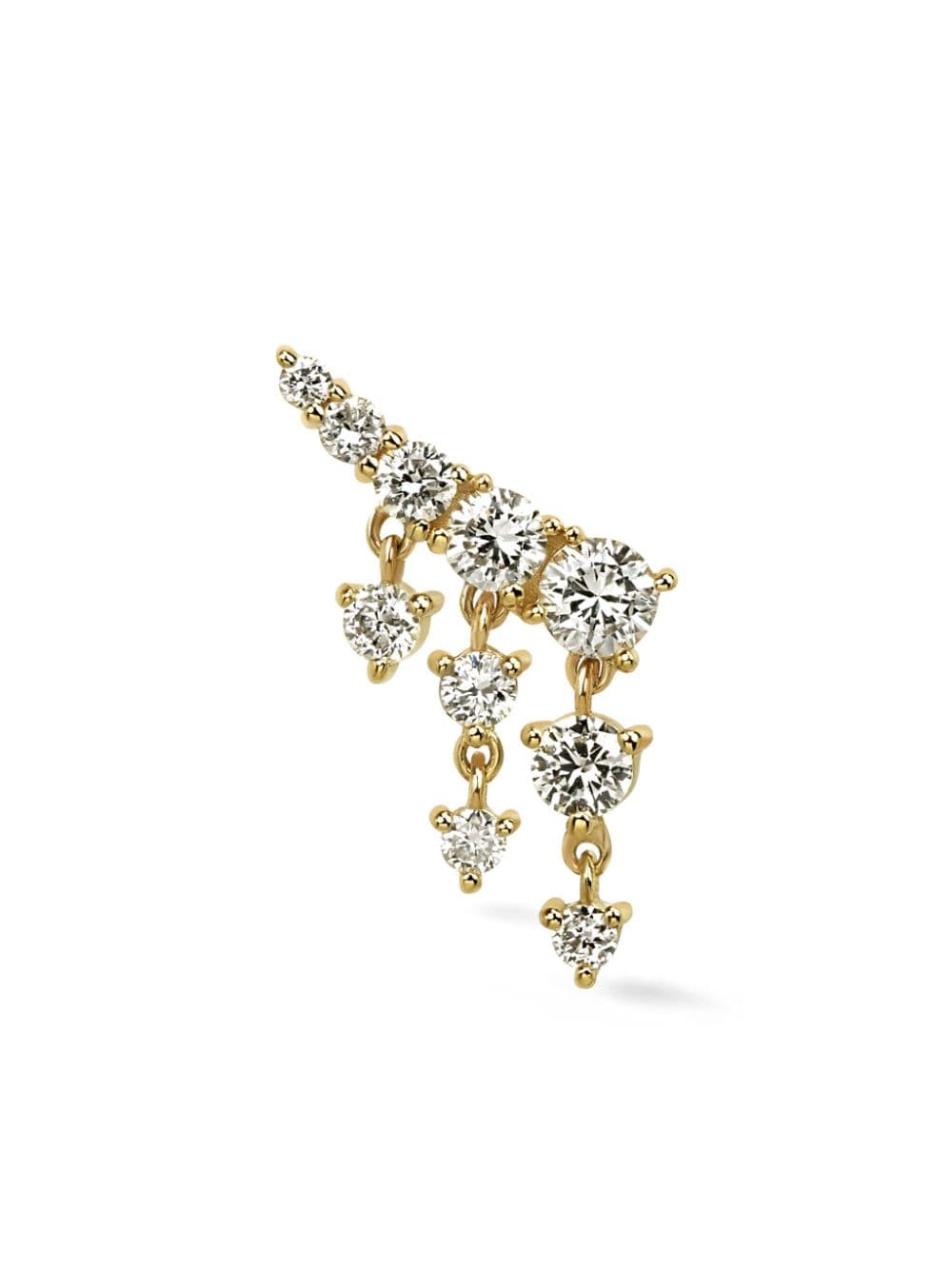 Lark & Berry 14kt yellow gold Royal Heiress diamond stud earring von Lark & Berry