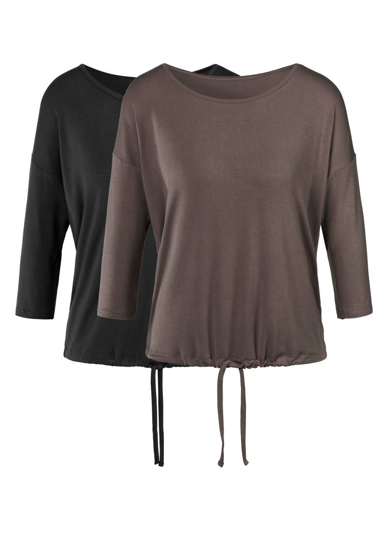 LASCANA 3/4-Arm-Shirt, (2er-Pack) von Lascana