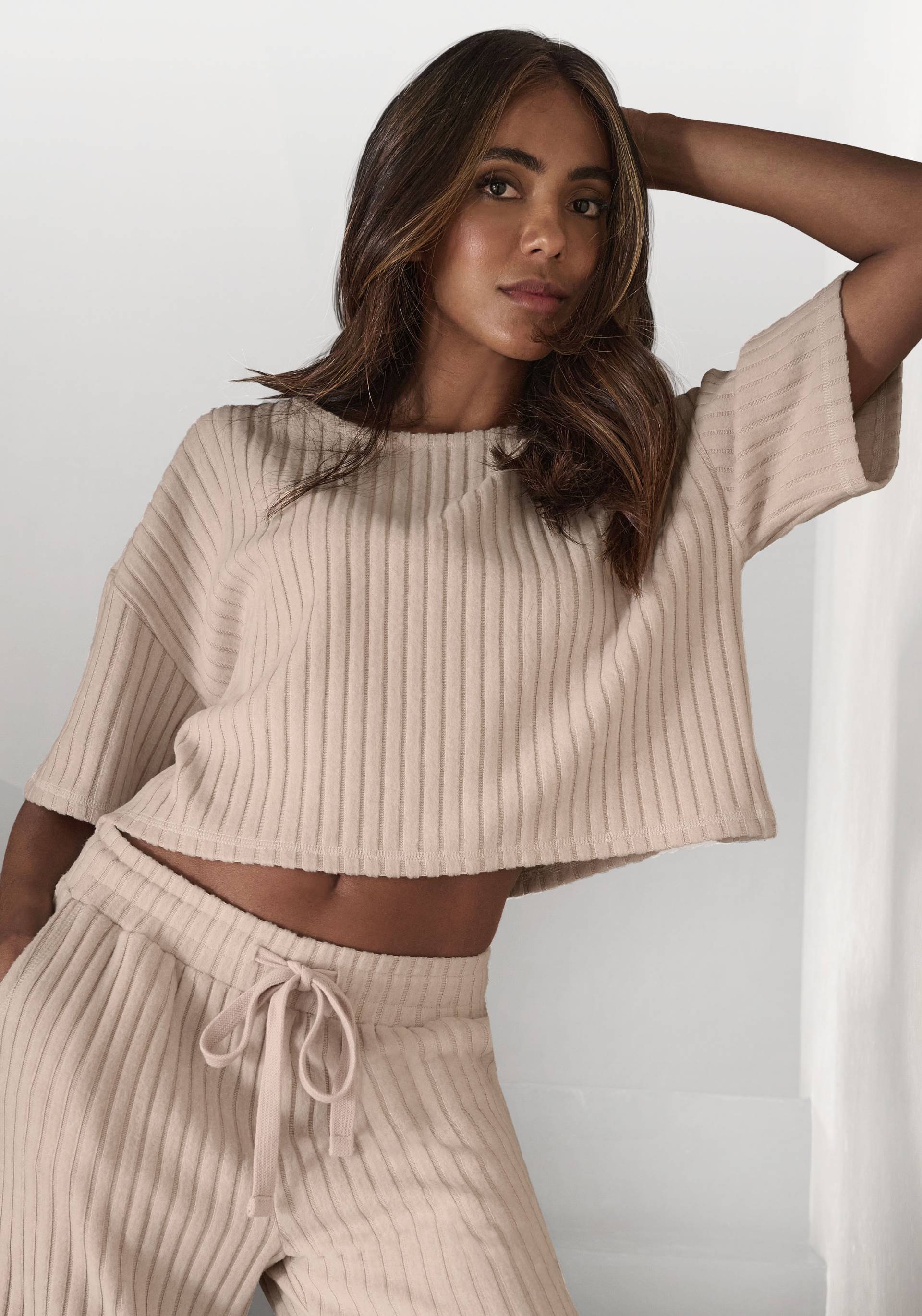 LASCANA 3/4-Arm-Shirt, Lounge-/Strickshirt aus weichem Strick, Loungewear LASCANA 3/4-Arm-Shirt, Lounge-/Strickshirt aus weichem Strick, Loungewear von Lascana
