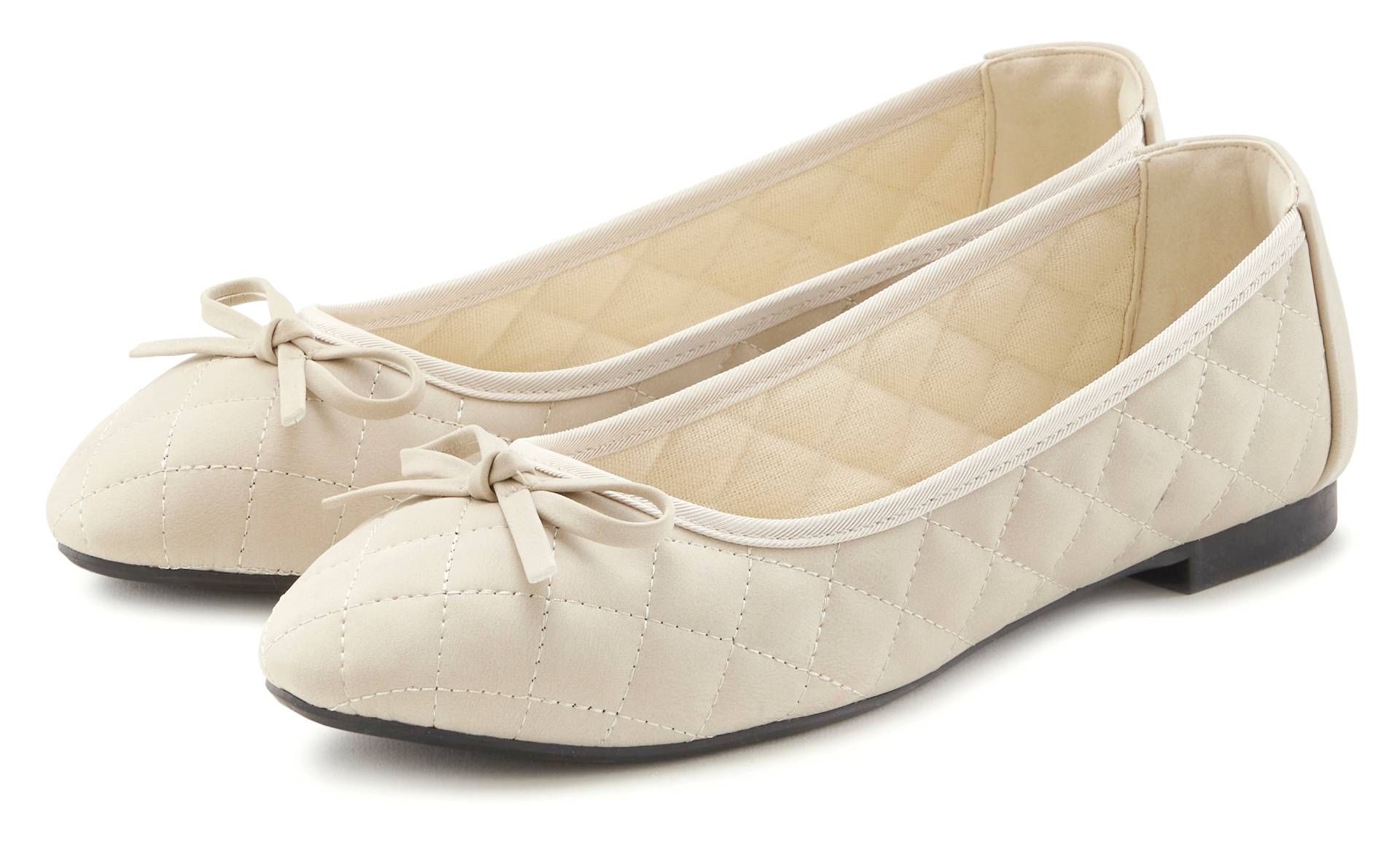 LASCANA Ballerina, mit Schleifenapplikation VEGAN LASCANA Ballerina, mit Schleifenapplikation VEGAN von Lascana
