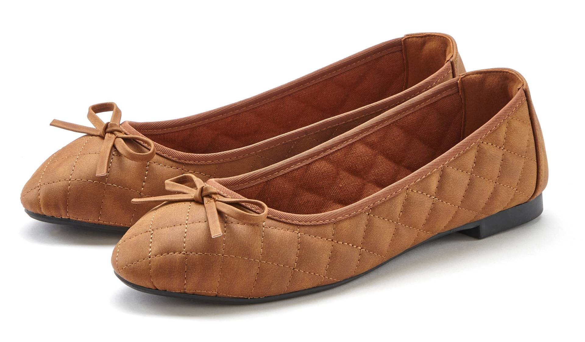 LASCANA Ballerina, mit Schleifenapplikation VEGAN LASCANA Ballerina, mit Schleifenapplikation VEGAN von Lascana