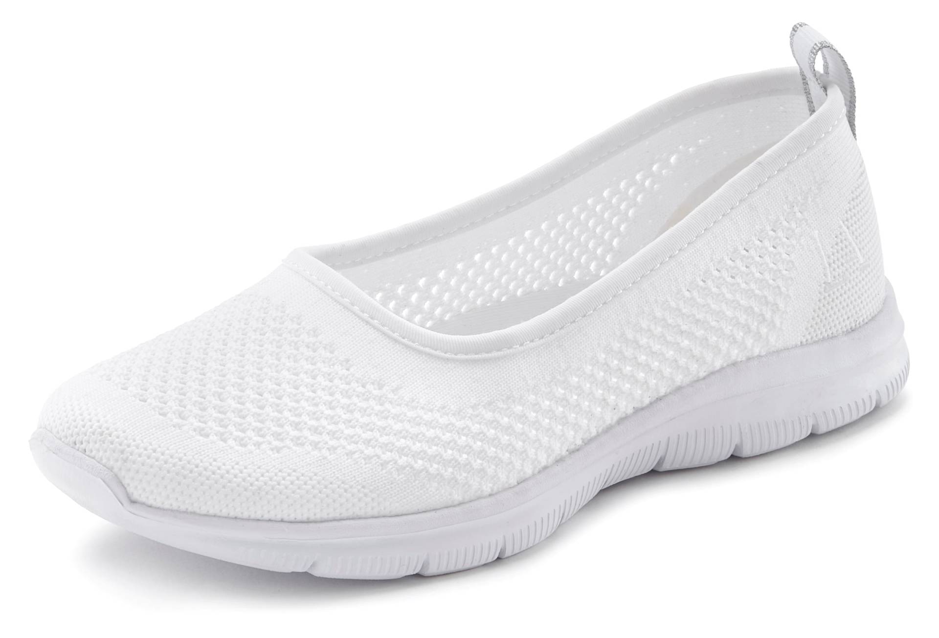 LASCANA Sneaker Ballerinas, ultraleichter Slipper, Slip-On-Sneaker, Freizeitschuh VEGAN von Lascana