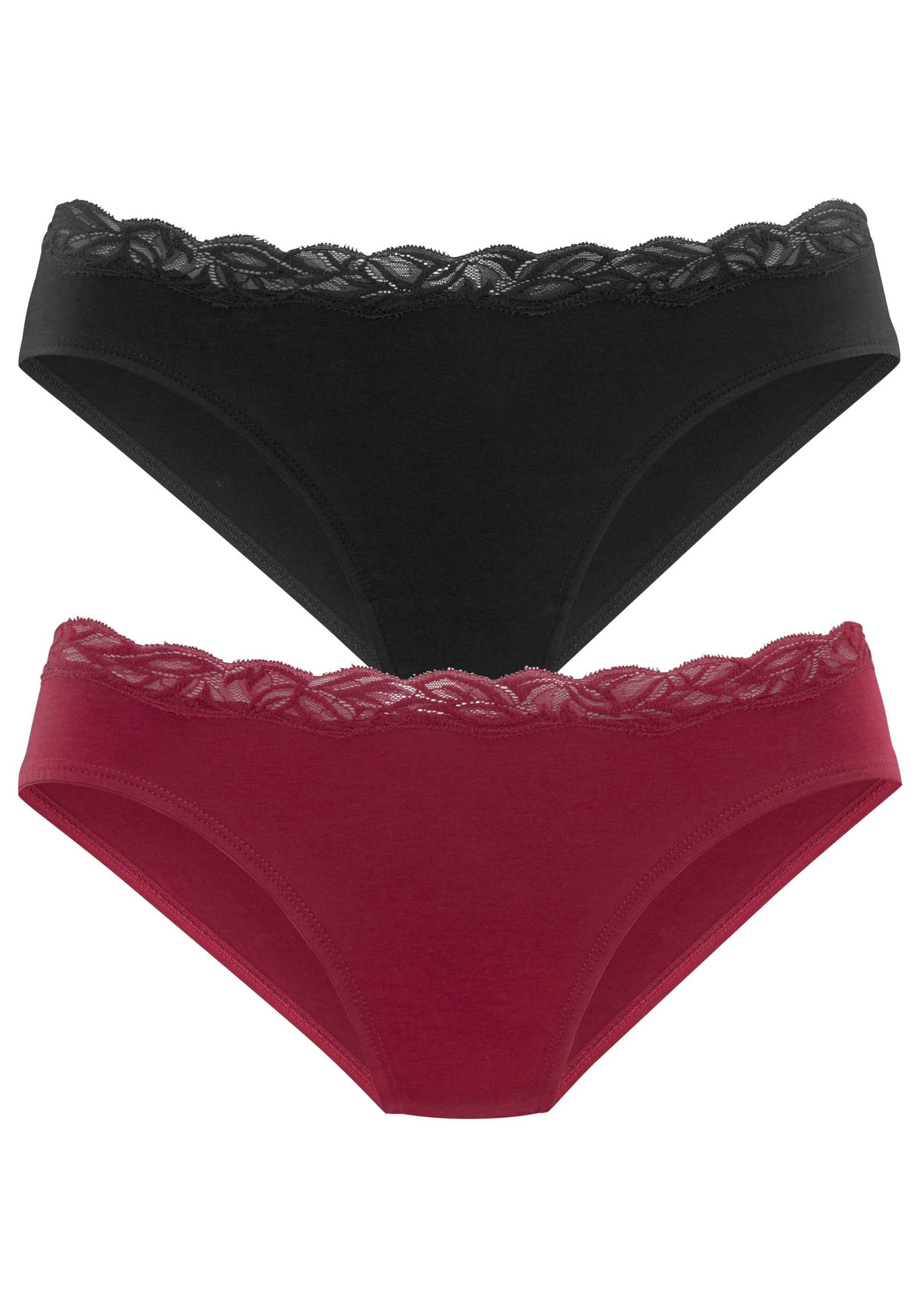 LASCANA Bikinislip, mit floraler Spitze LASCANA Bikinislip, mit floraler Spitze von Lascana