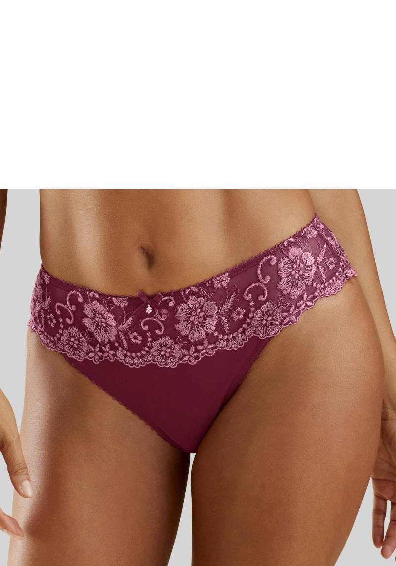 LASCANA Bikinislip »Wanda«, mit Stickerei Spitze in floraler Optik von Lascana
