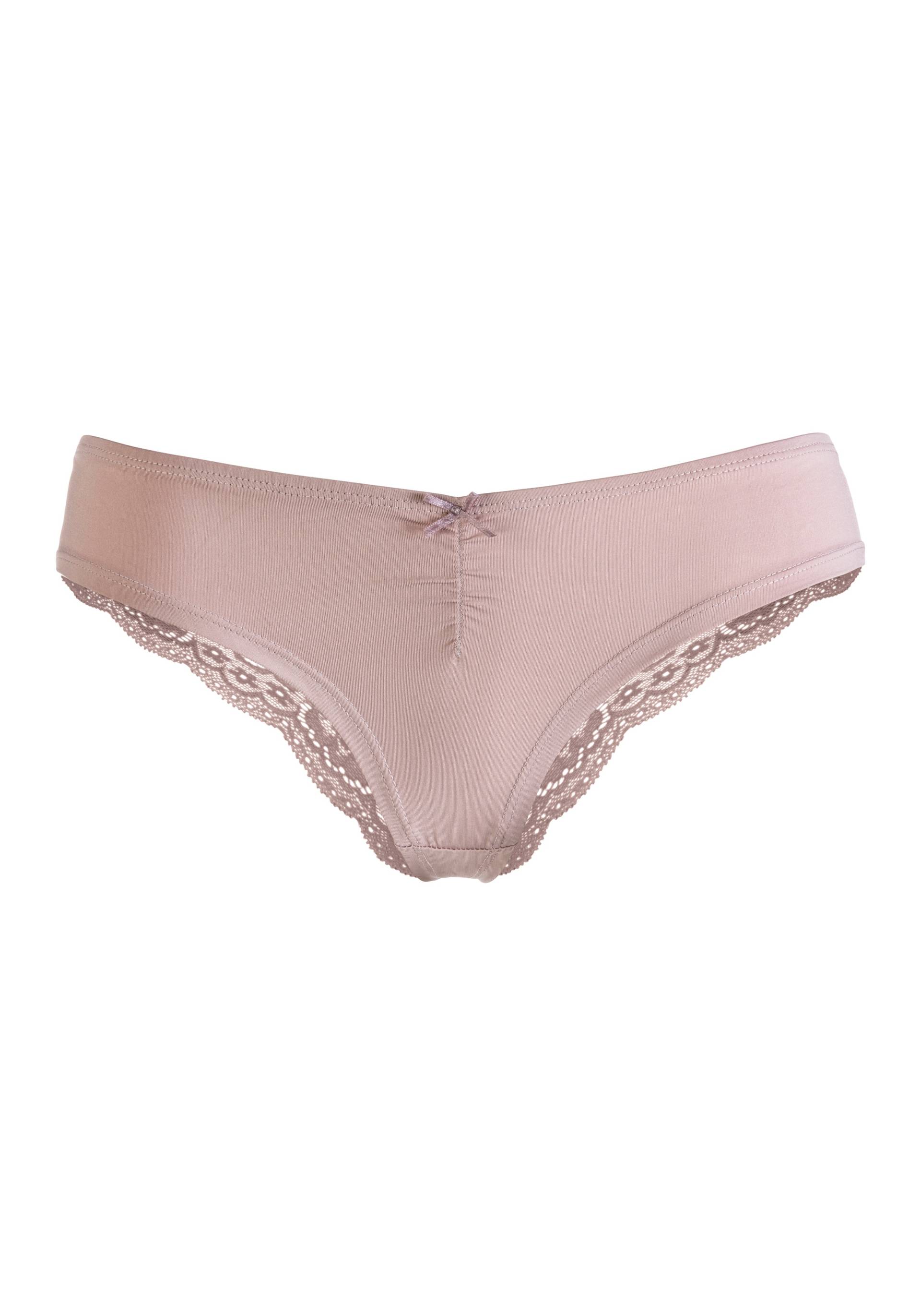 LASCANA Brasilslip, mit schöner Spitze hinten LASCANA Brasilslip, mit schöner Spitze hinten von Lascana