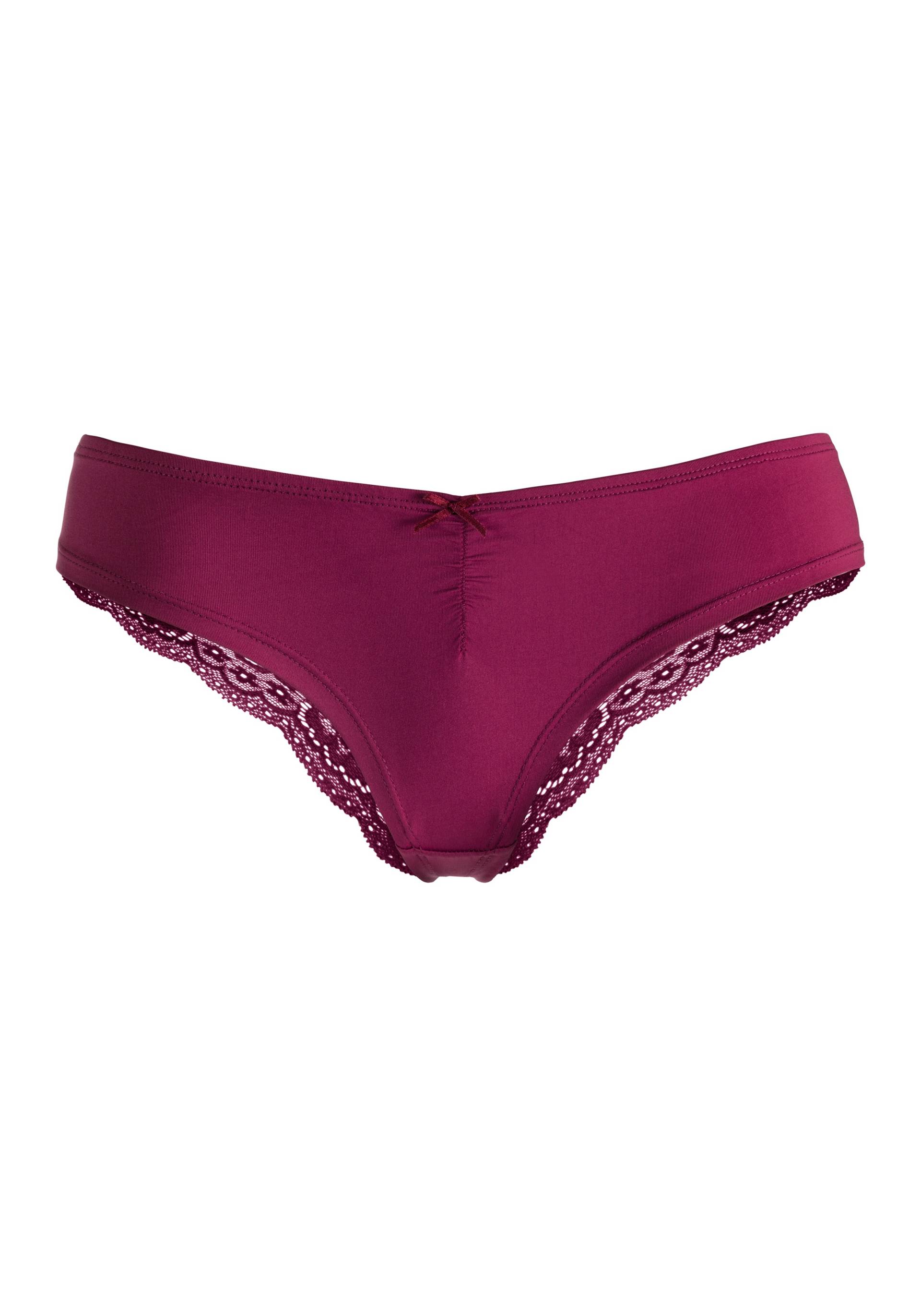 LASCANA Brasilslip, mit schöner Spitze hinten LASCANA Brasilslip, mit schöner Spitze hinten von Lascana