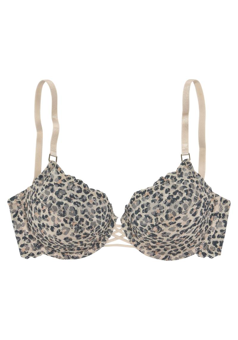 LASCANA Bügel-BH, in einem aufregenden Leo-Look, sexy Dessous von Lascana