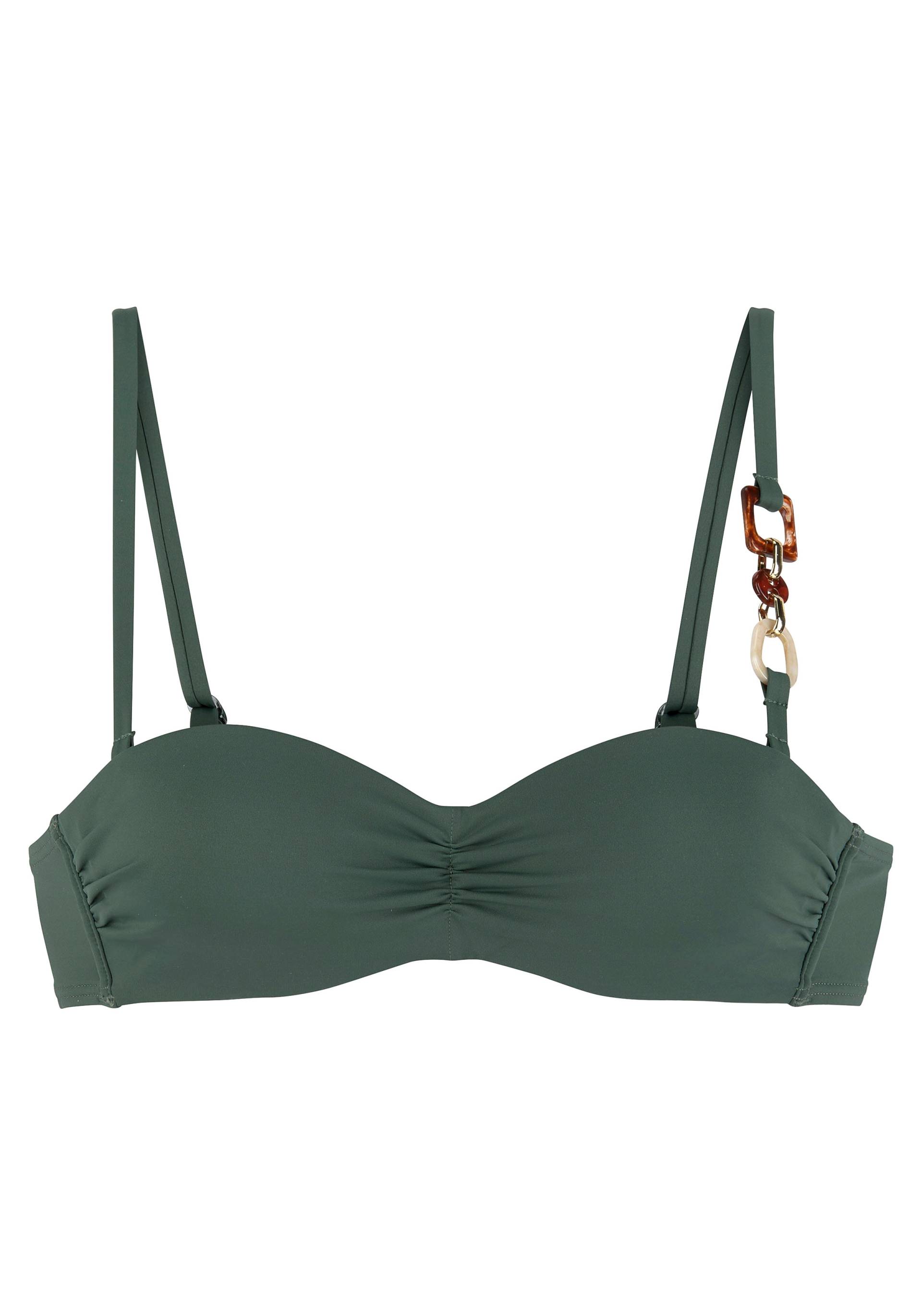 LASCANA Bügel-Bandeau-Bikini-Top »Yves«, mit edlen Zieraccessoires LASCANA Bügel-Bandeau-Bikini-Top »Yves«, mit edlen Zieraccessoires von Lascana