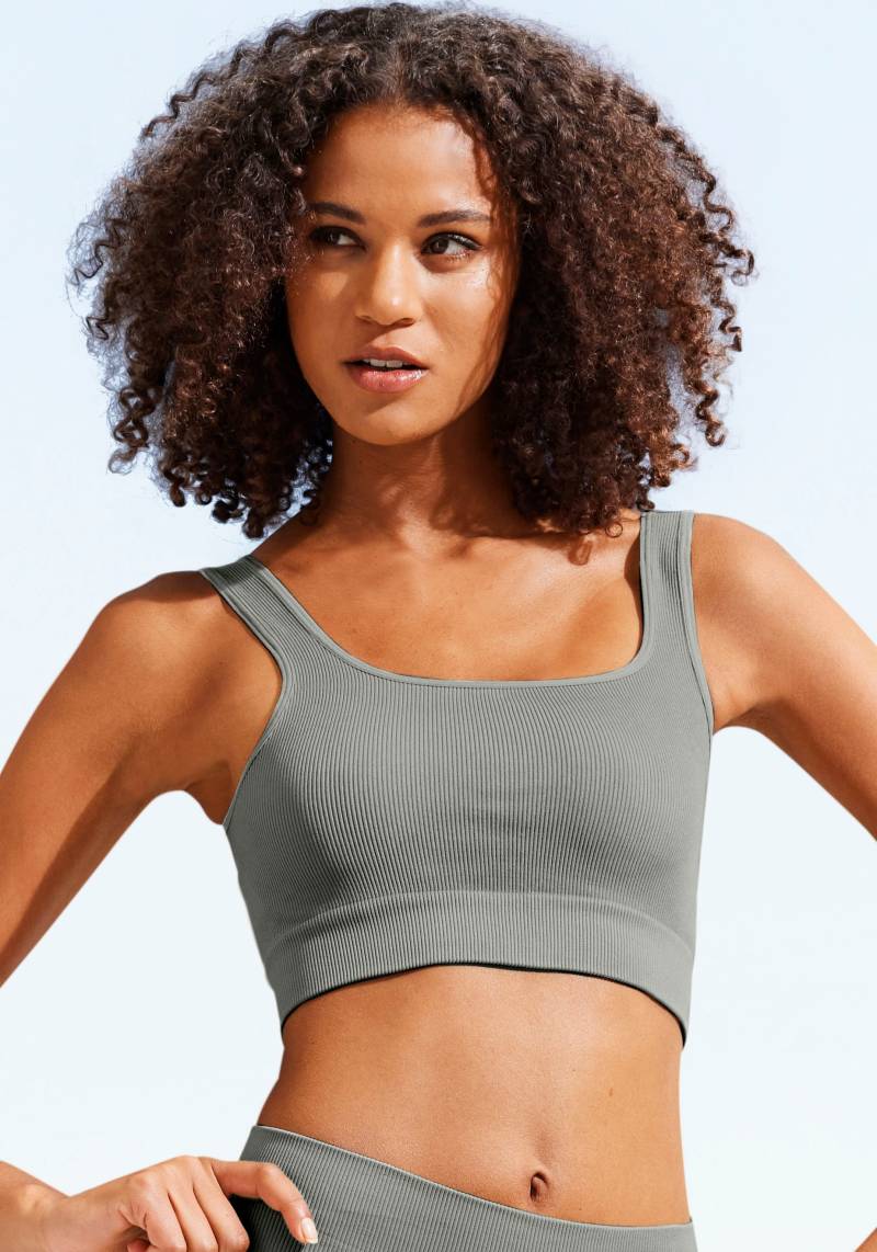 LASCANA Crop-Top »- Seamless Top«, mit Rippstruktur von Lascana