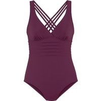 LASCANA Damen Badeanzug dunkelrot | 38B von Lascana