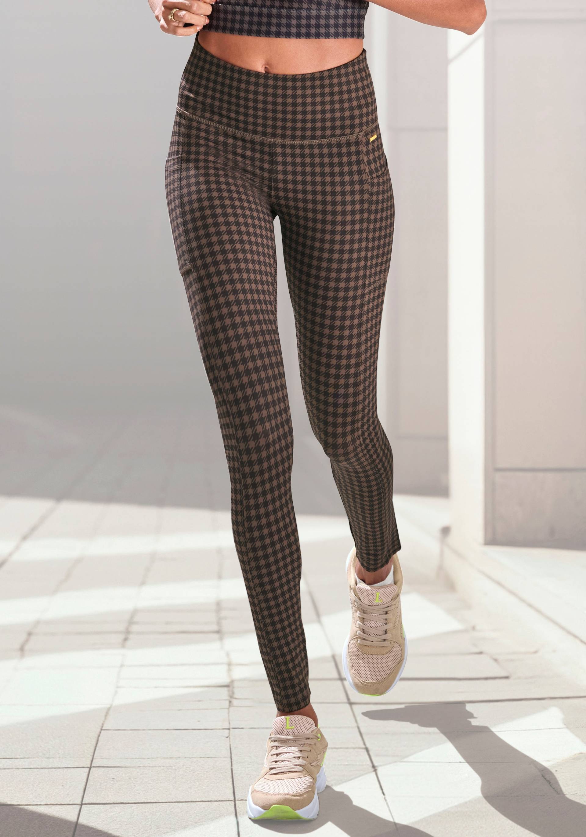 LASCANA Funktionsleggings »-Sportleggings«, im Allover-Muster von Lascana