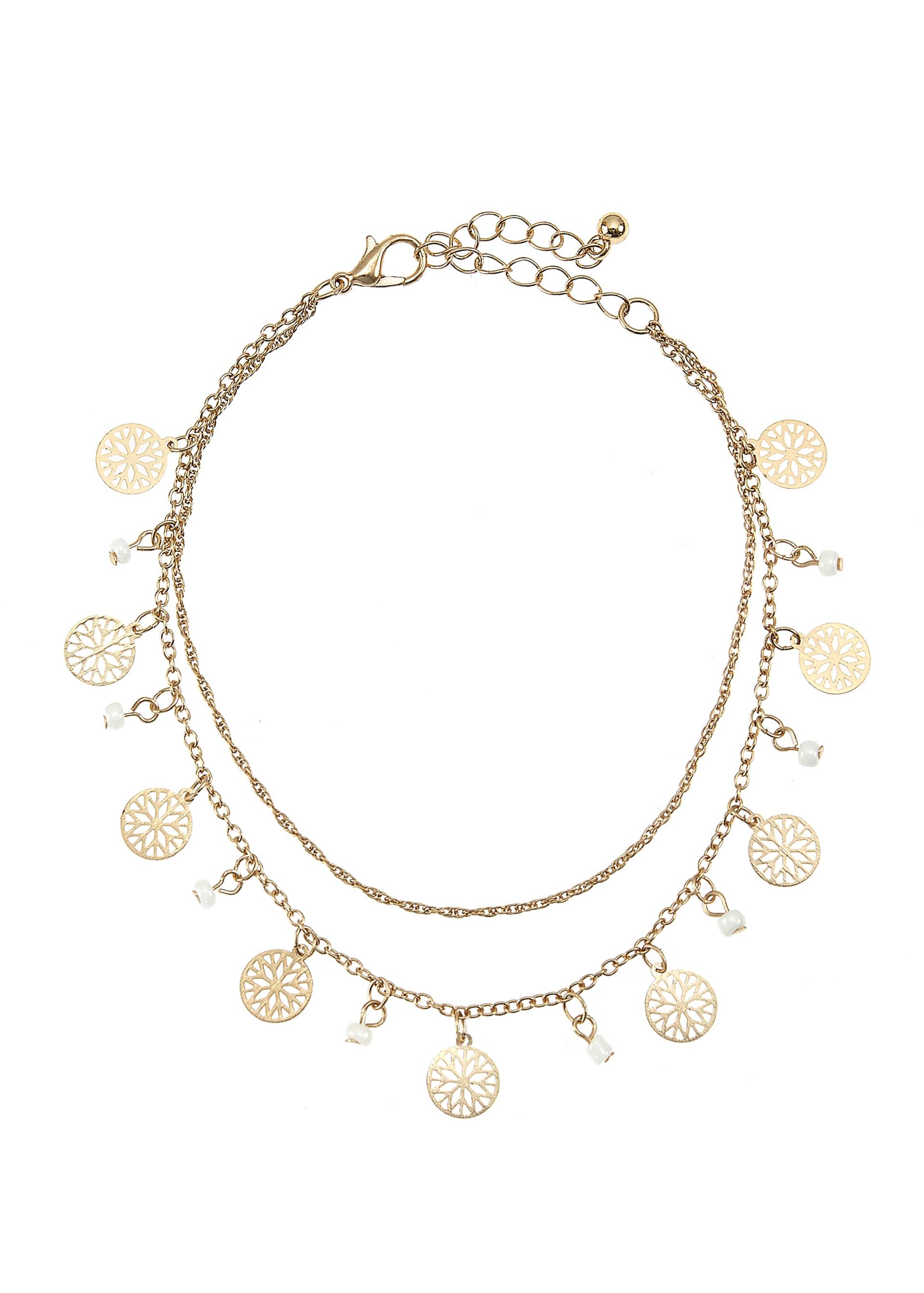 LASCANA Fusskette, Fusskettchen-Armband, Fusskettchen mit Anhänger, Fussschmuck LASCANA Fusskette, Fusskettchen-Armband, Fusskettchen mit Anhänger, Fussschmuck von Lascana