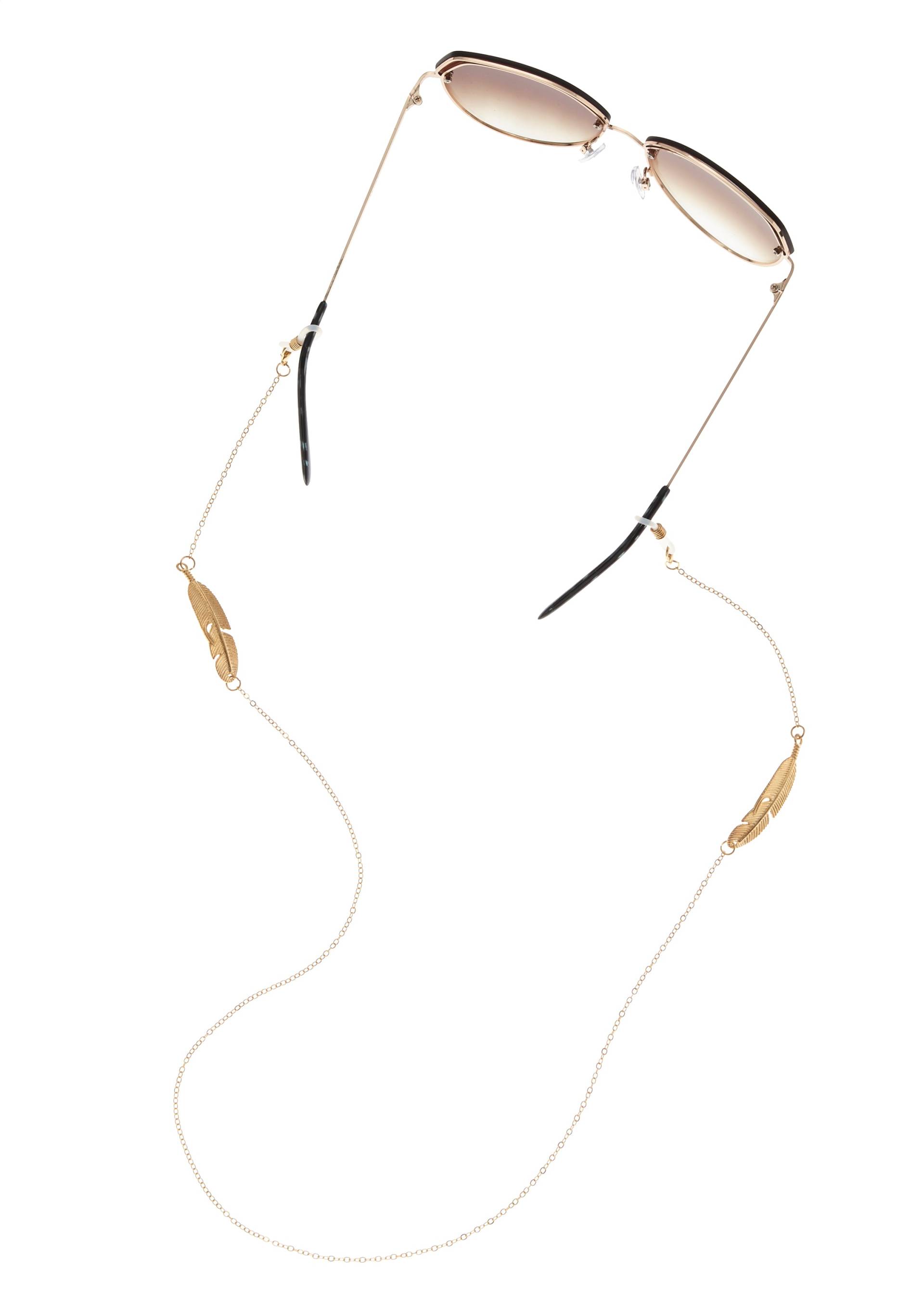 LASCANA Brillenkette, Zarte Brillenkette mit Federornament LASCANA Brillenkette, Zarte Brillenkette mit Federornament von Lascana