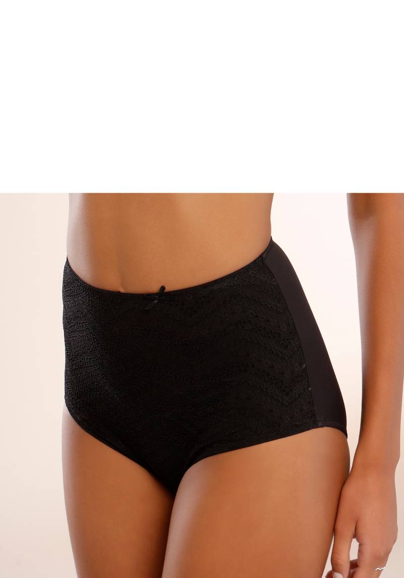 LASCANA High-Waist-Slip, aus modischem Netzmaterial von Lascana