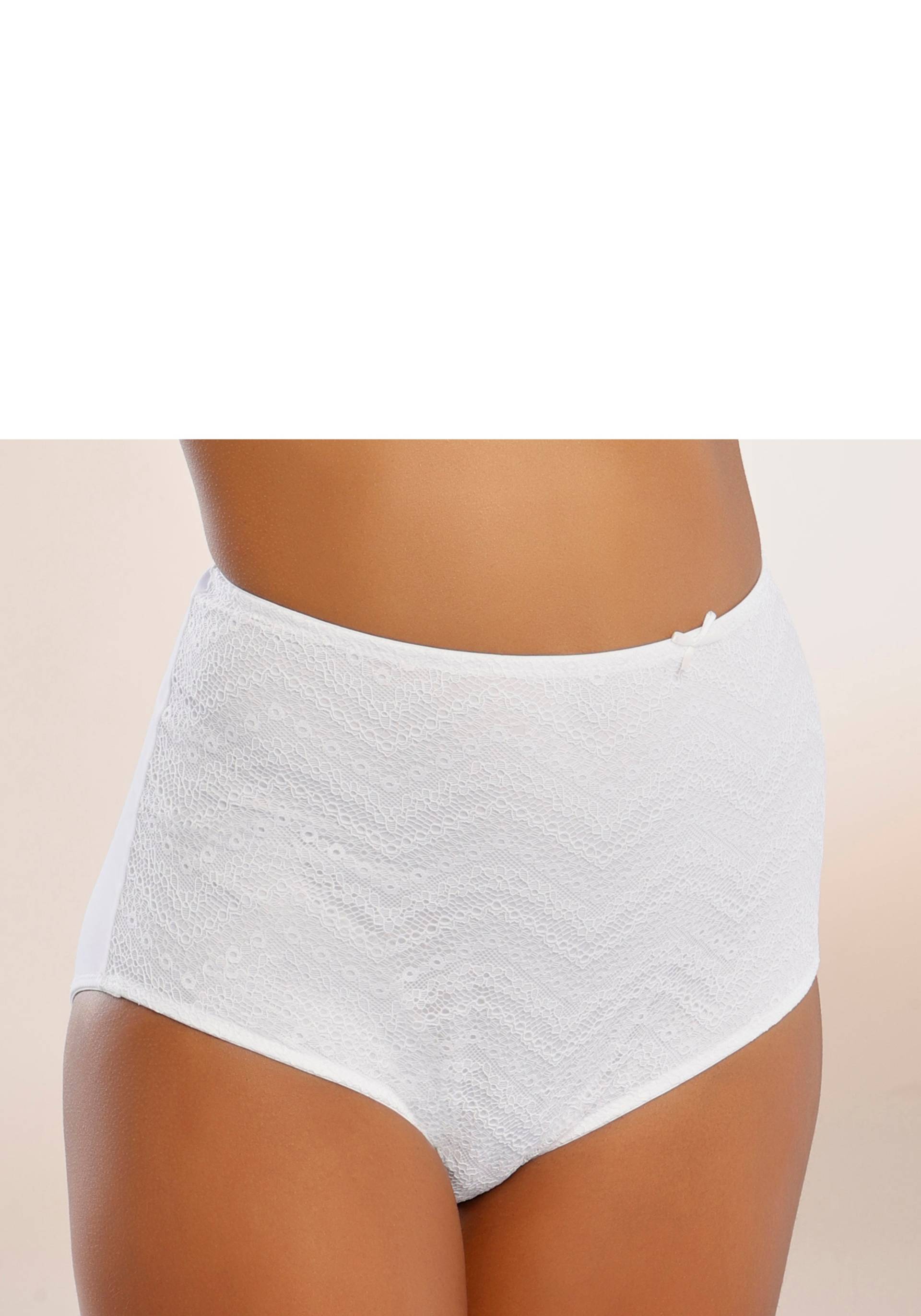 LASCANA High-Waist-Slip, aus modischem Netzmaterial LASCANA High-Waist-Slip, aus modischem Netzmaterial von Lascana
