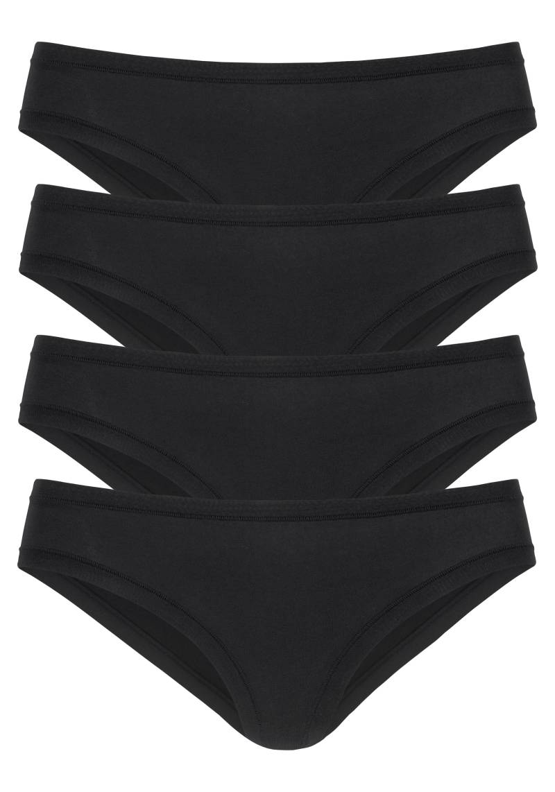 LASCANA Jazz-Pants Slips, (Packung, 4 St.), "Perfect Basics" aus elastischer Baumwolle von Lascana