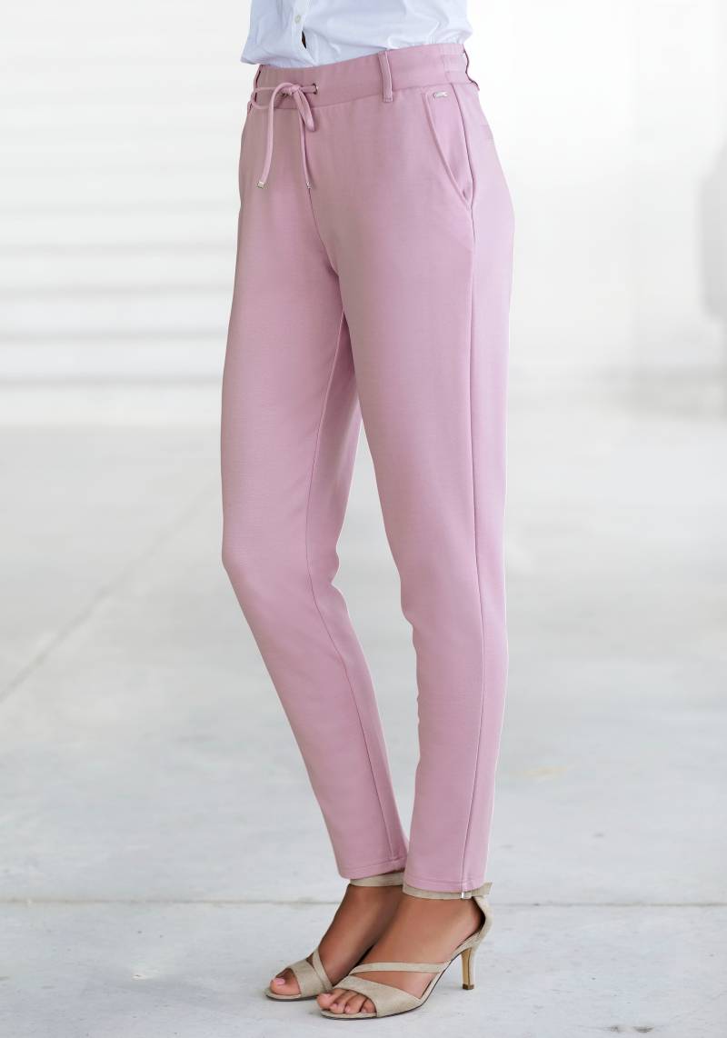 LASCANA Jogger Pants, mit elastischem Bund und Gürtelschlaufen, Loungewear von Lascana