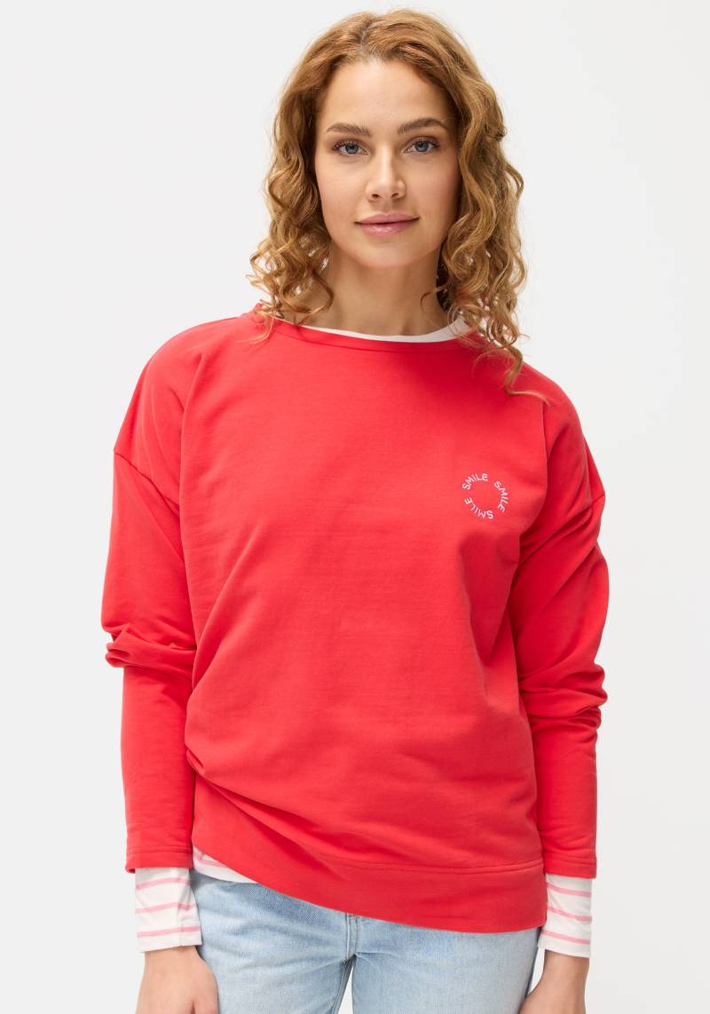 LASCANA Kapuzensweatshirt, mit kleinen Stickereien von Lascana