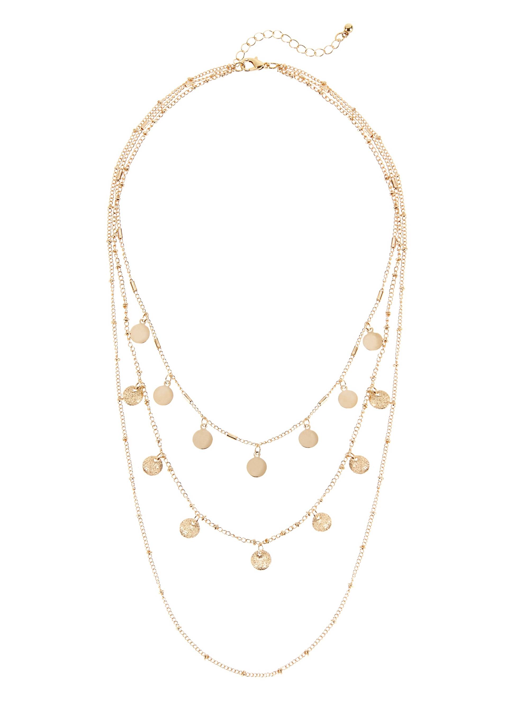 LASCANA Kette mit Anhänger, mehrreihiges Kettenset mit Anhänger, Halskette, Halsschmuck LASCANA Kette mit Anhänger, mehrreihiges Kettenset mit Anhänger, Halskette, Halsschmuck von Lascana