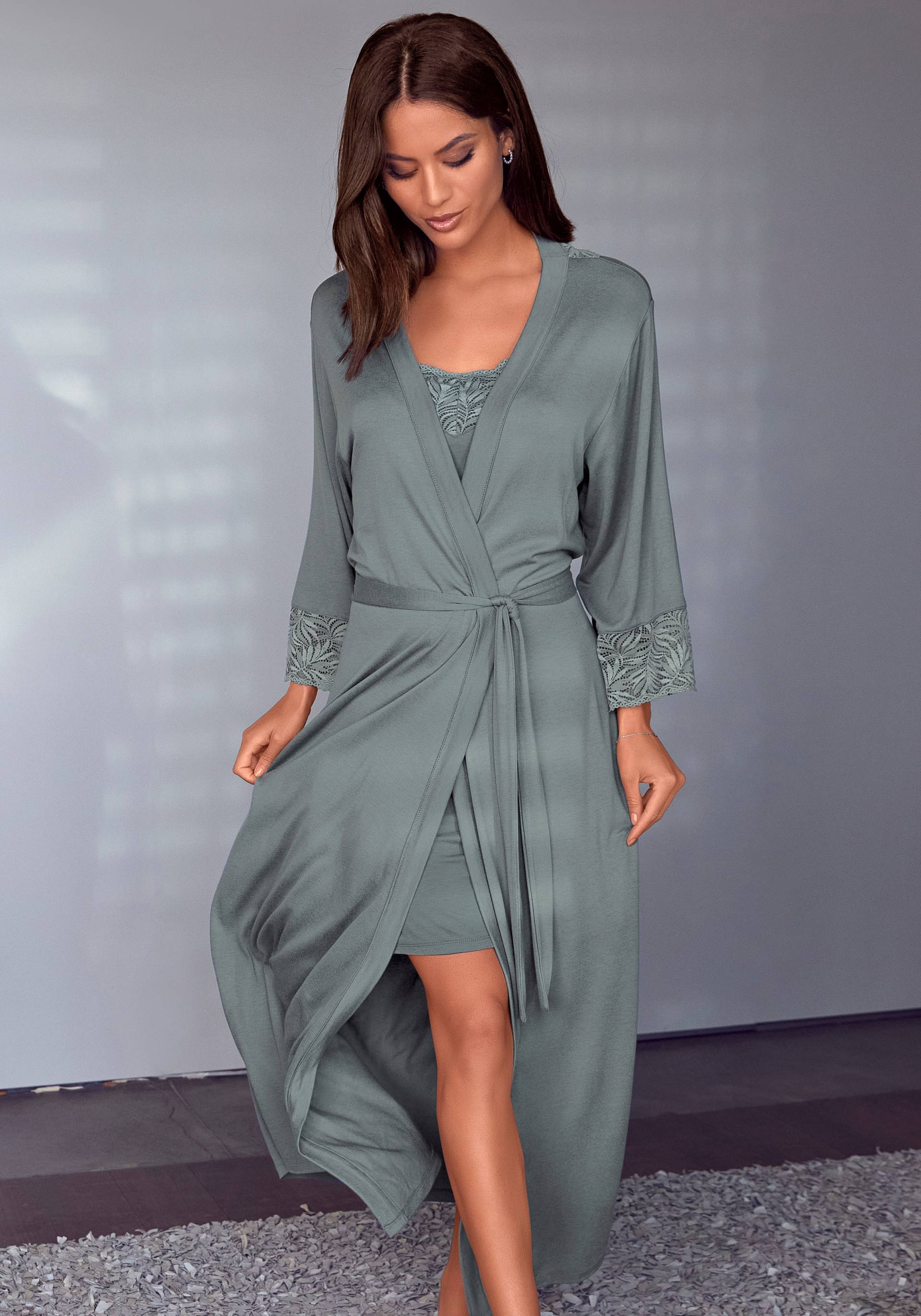 LASCANA Kimono, mit edlen Spitzendetails LASCANA Kimono, mit edlen Spitzendetails von Lascana
