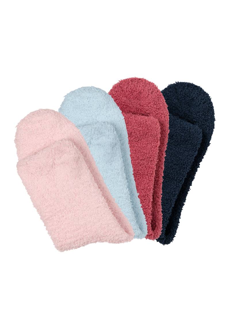 LASCANA Kuschelsocken, (Packung, 4 Paar), weich und warm, aus Flausch-Qualität von Lascana