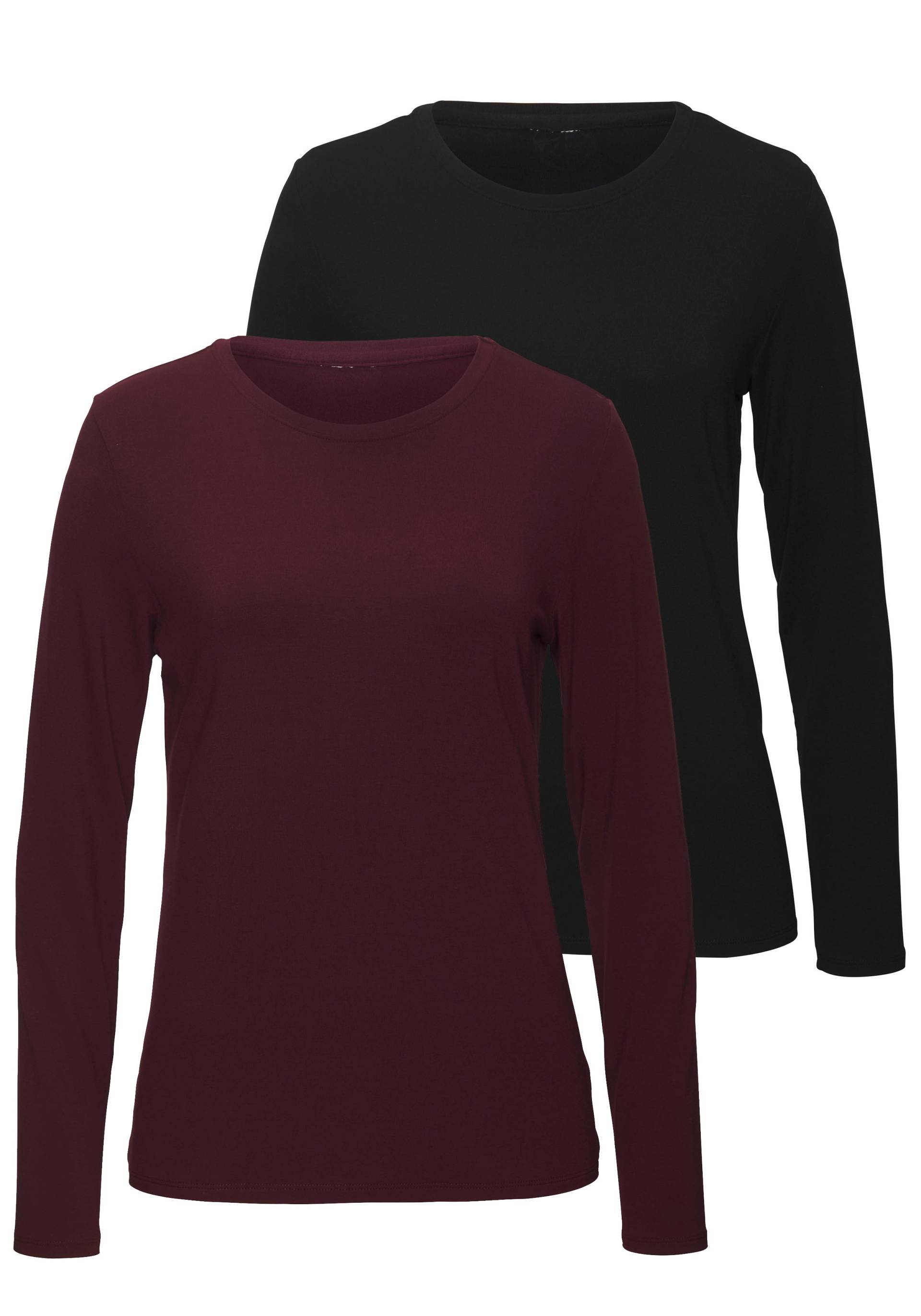 LASCANA Langarmshirt »aus weichem Viskose-Stretch« LASCANA Langarmshirt »aus weichem Viskose-Stretch« von Lascana