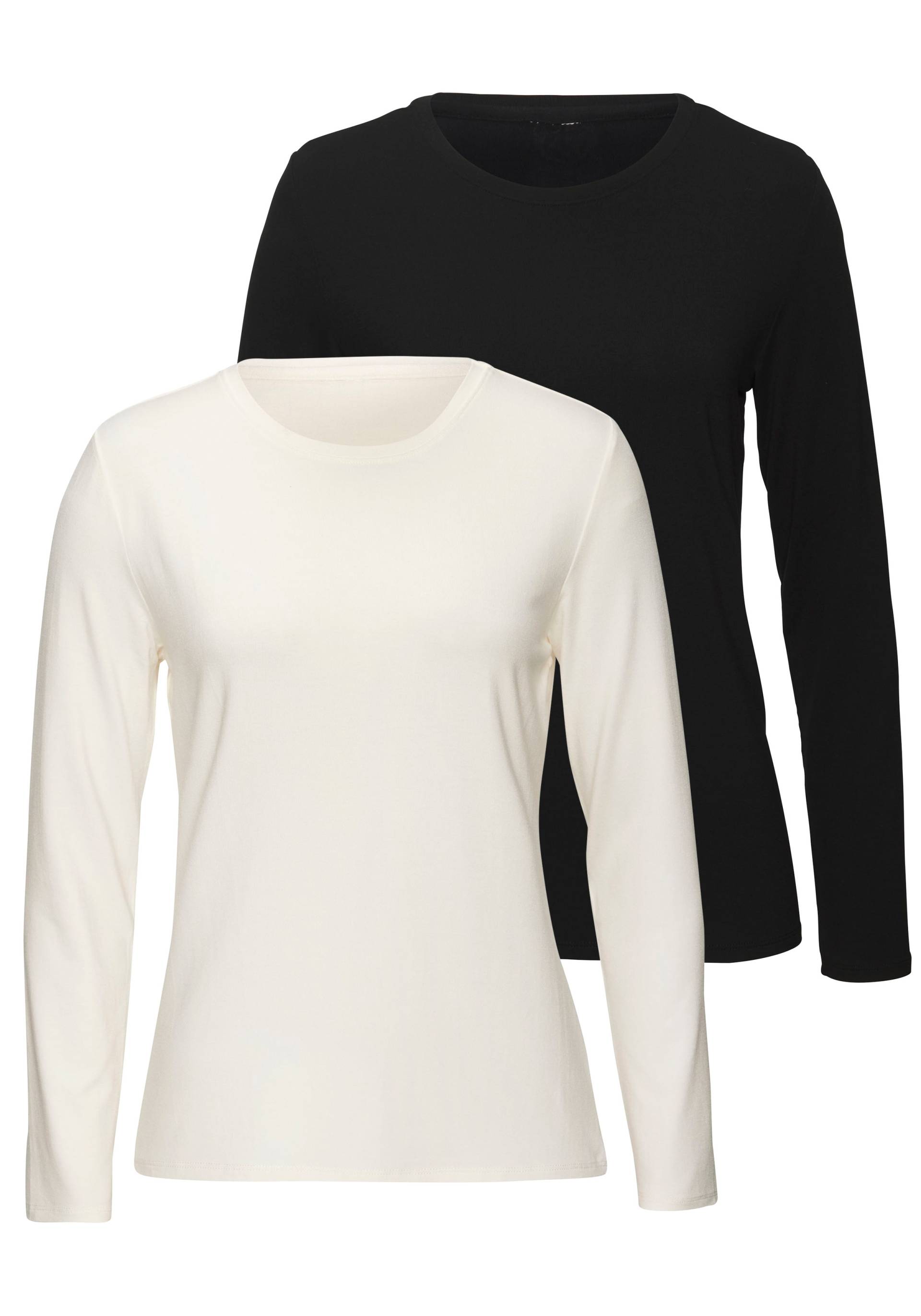 LASCANA Langarmshirt »aus weichem Viskose-Stretch« LASCANA Langarmshirt »aus weichem Viskose-Stretch« von Lascana