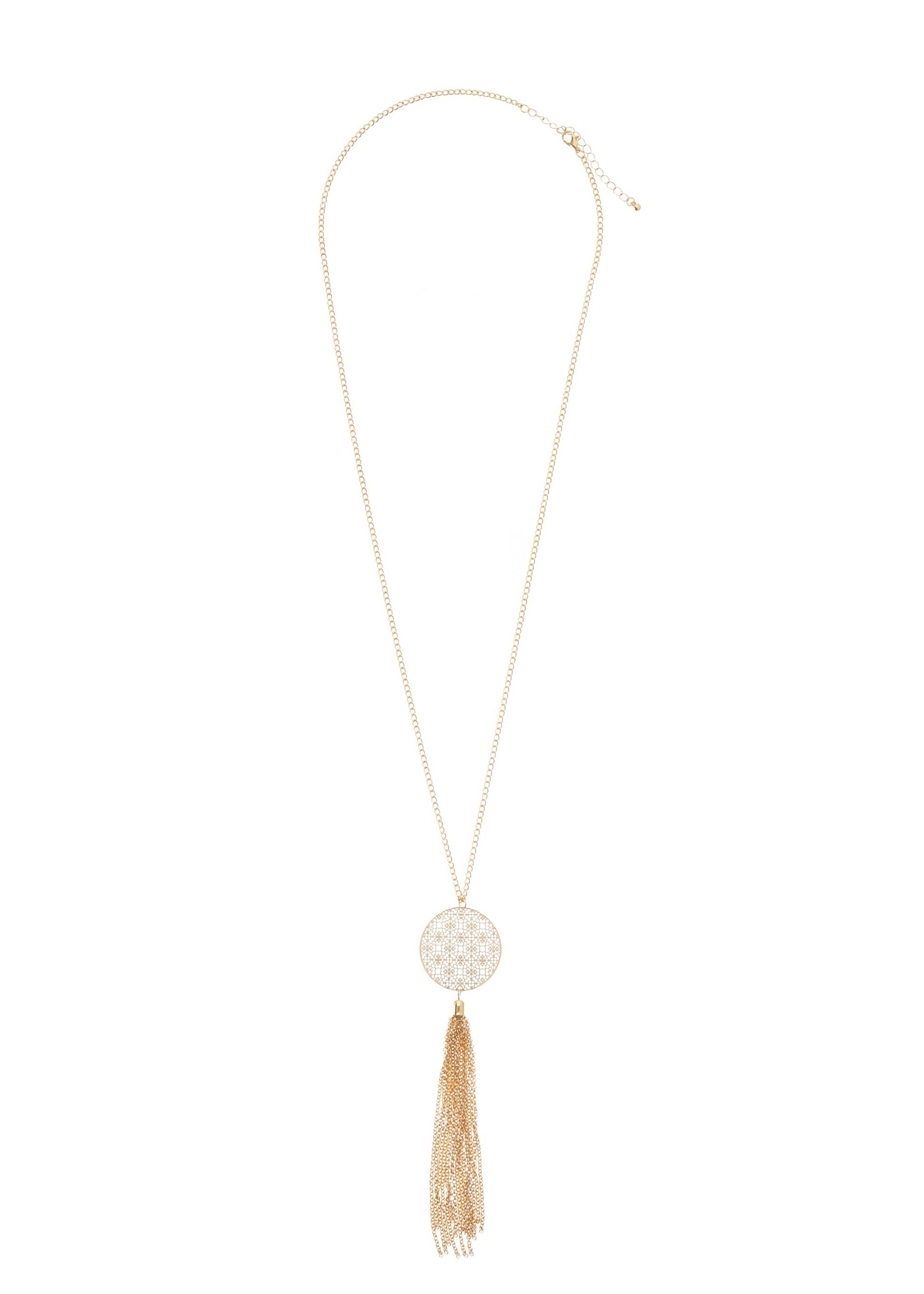 LASCANA Lange Kette »Traumfänger Anhänger«, mit Ornament und Tassel, Kette mit Anhänger, Halsschmuck von Lascana