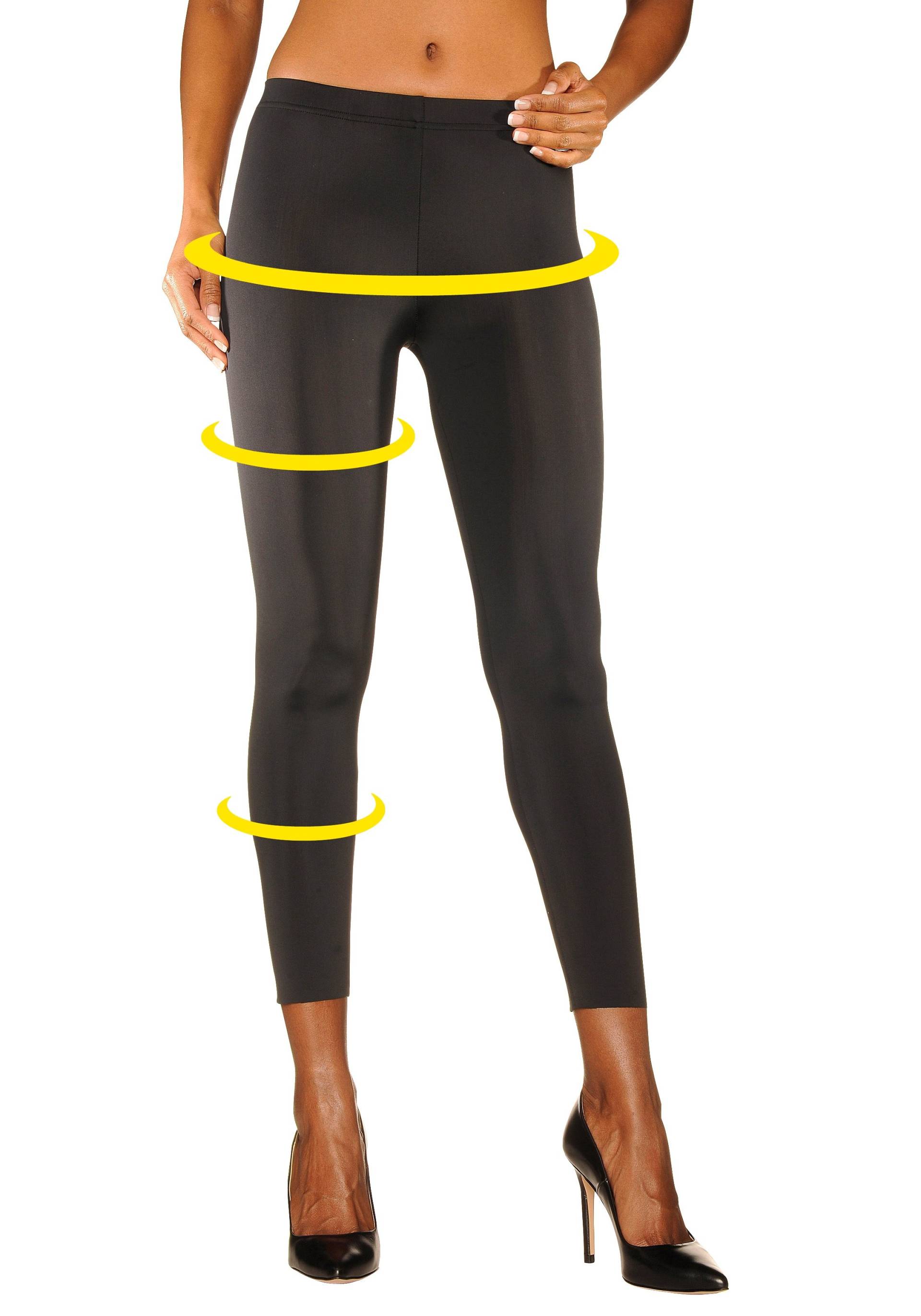 LASCANA Leggings, aus leicht glänzender Qualität, Loungewear LASCANA Leggings, aus leicht glänzender Qualität, Loungewear von Lascana