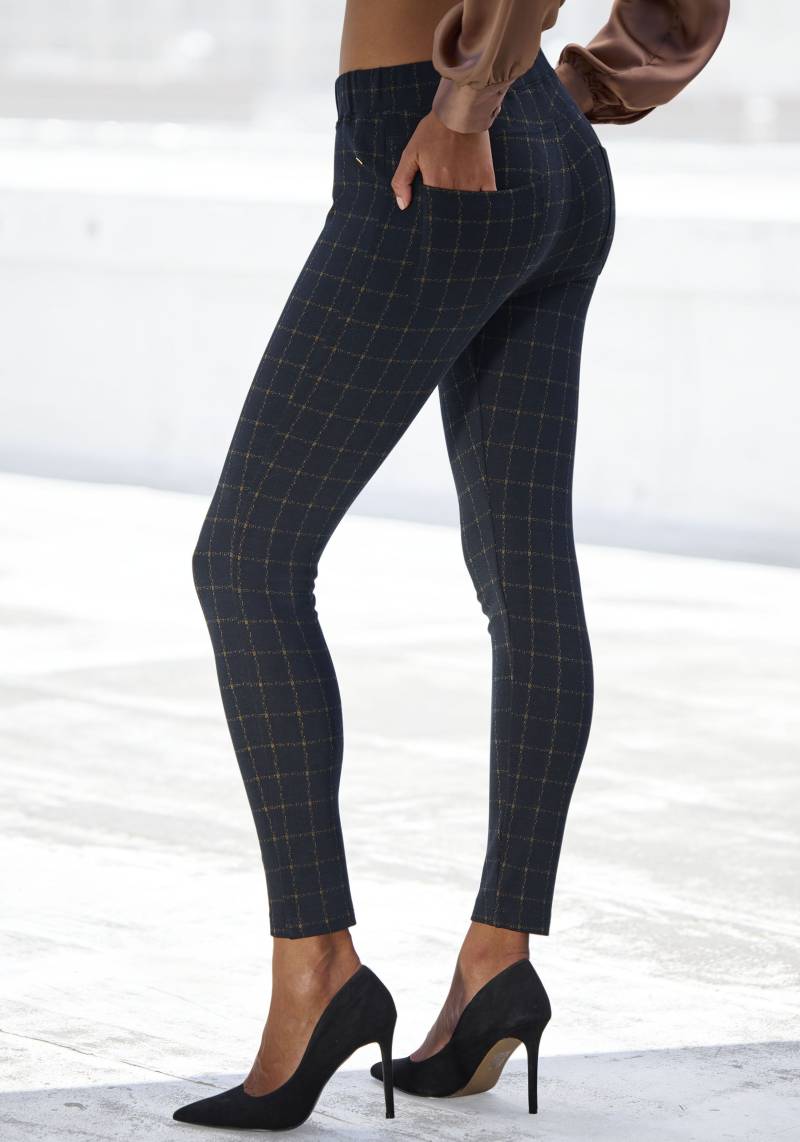 LASCANA Leggings, mit Karo Design LASCANA Leggings, mit Karo Design von Lascana