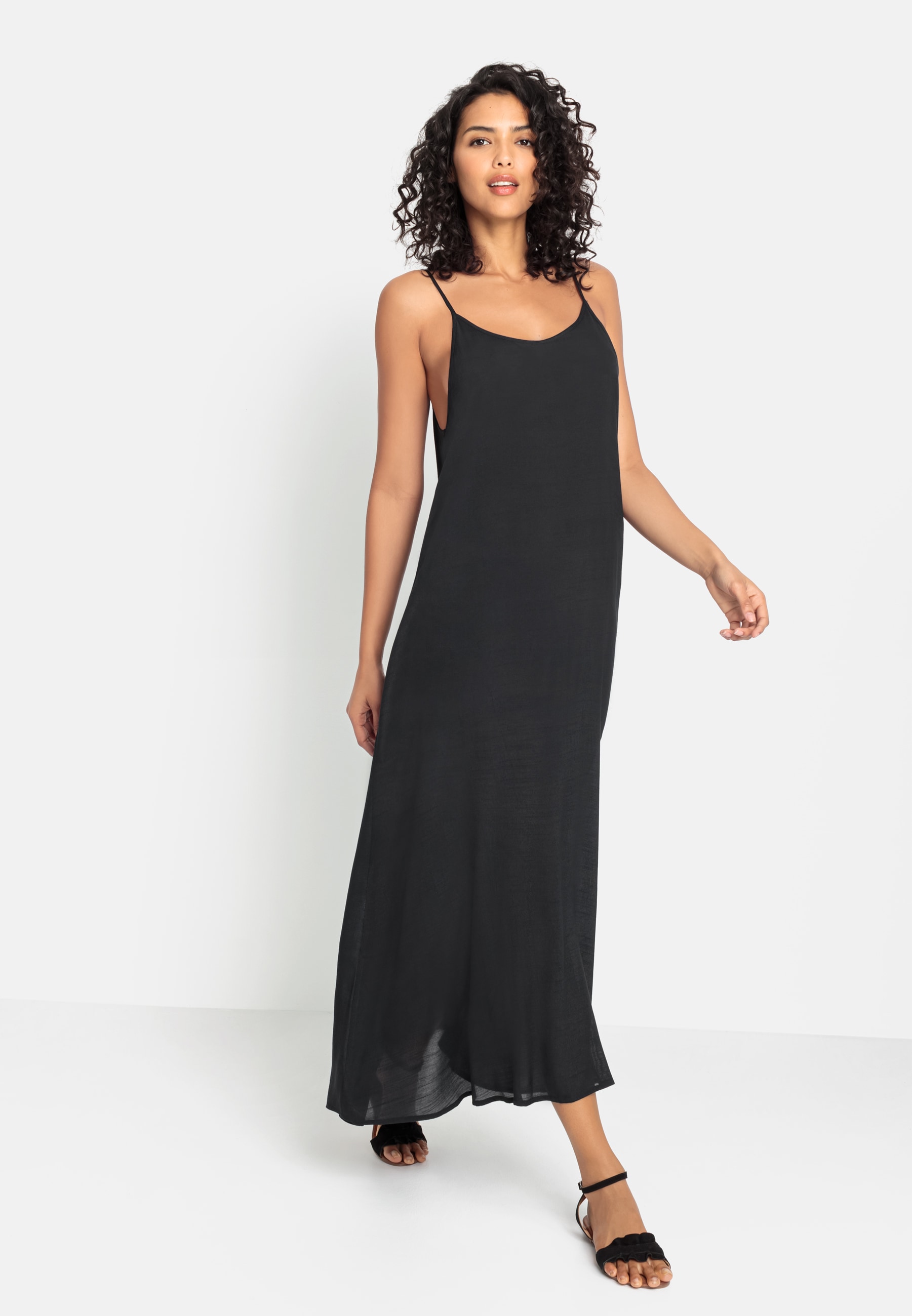 LASCANA Maxikleid, mit rundem Ausschnitt, luftiges Sommerkleid, Strandkleid LASCANA Maxikleid, mit rundem Ausschnitt, luftiges Sommerkleid, Strandkleid von Lascana