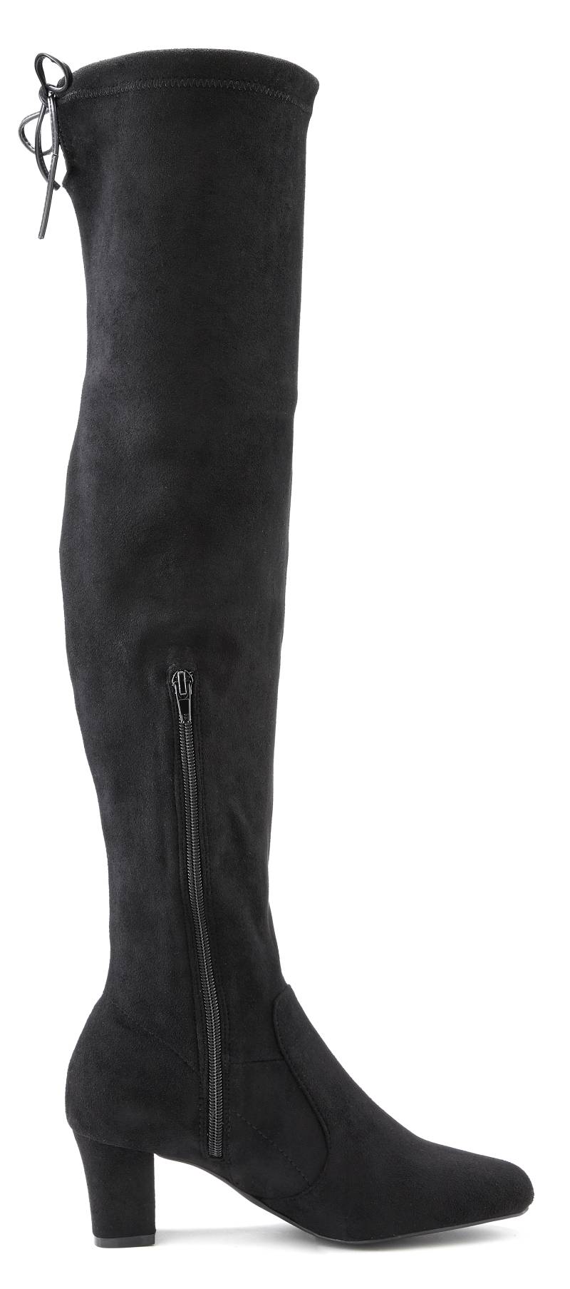 LASCANA Overkneestiefel, Slouchy Boots,Langschaft Stiefel,Schlupf-Boot, weiches Stretchmaterial von Lascana