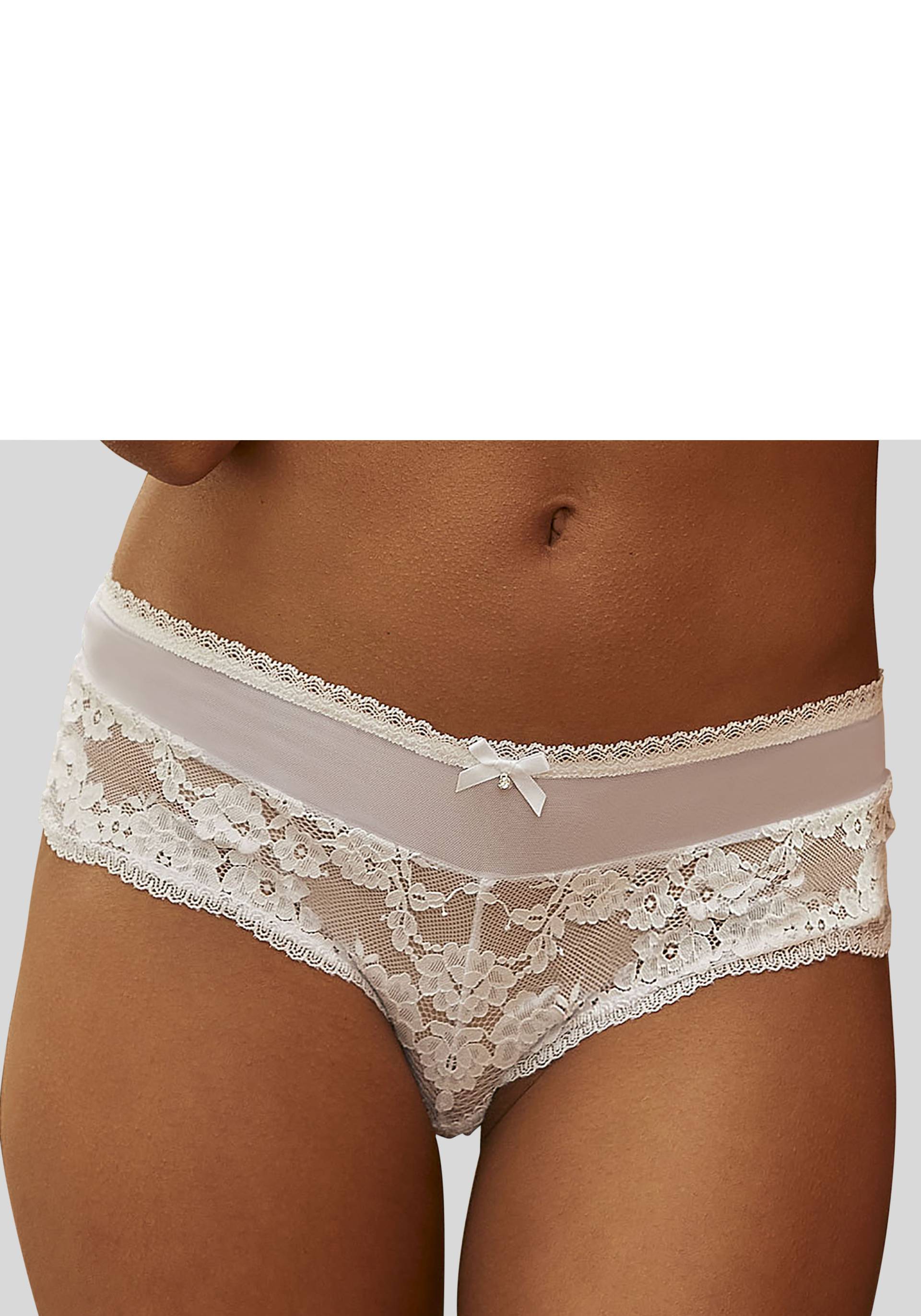 LASCANA Panty, aus feiner Spitze in blumiger Optik, Dessous LASCANA Panty, aus feiner Spitze in blumiger Optik, Dessous von Lascana
