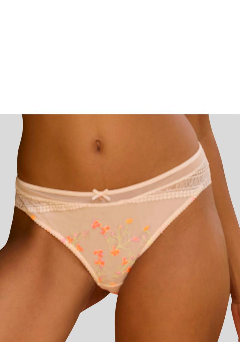 LASCANA Panty »Jasmin«, aus feiner Spitze mit bunten Details von Lascana