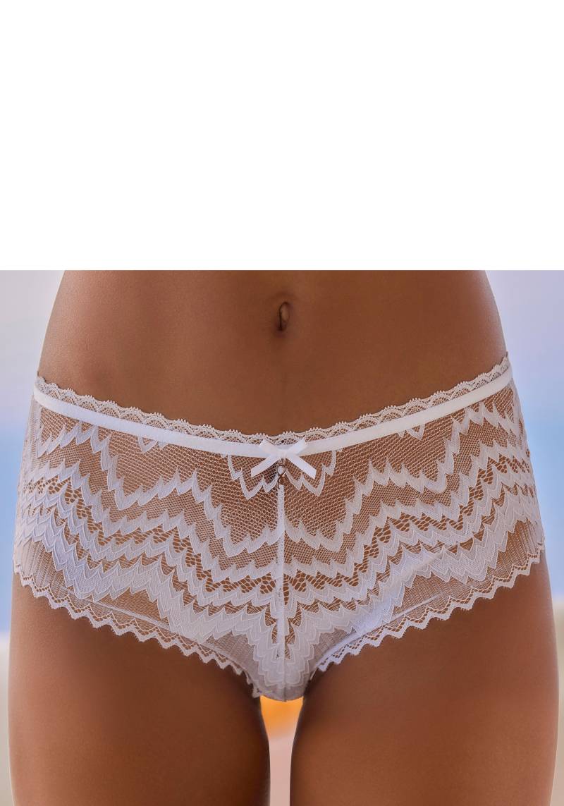 LASCANA Panty, aus modischer Zick-Zack-Spitze von Lascana