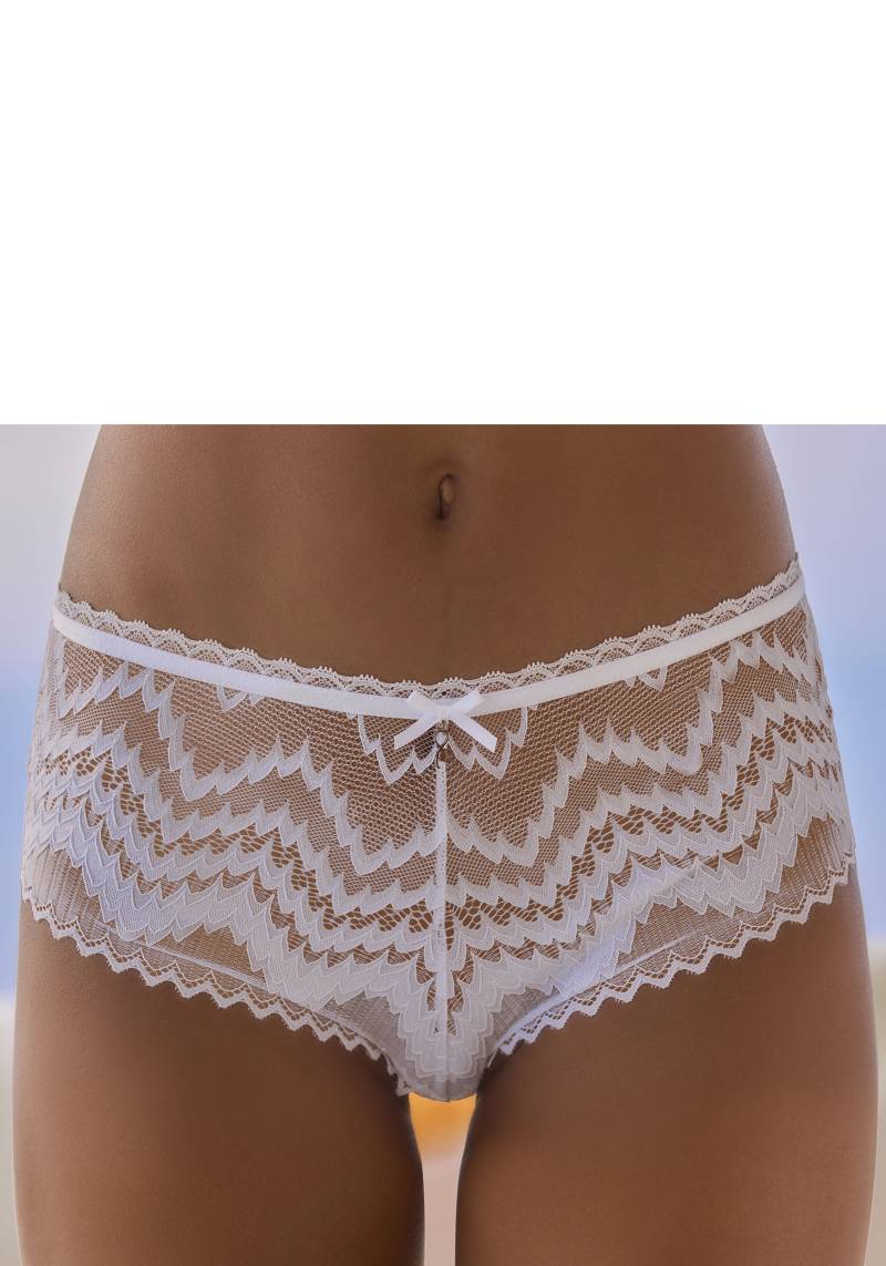 LASCANA Panty, aus modischer Zick-Zack-Spitze von Lascana