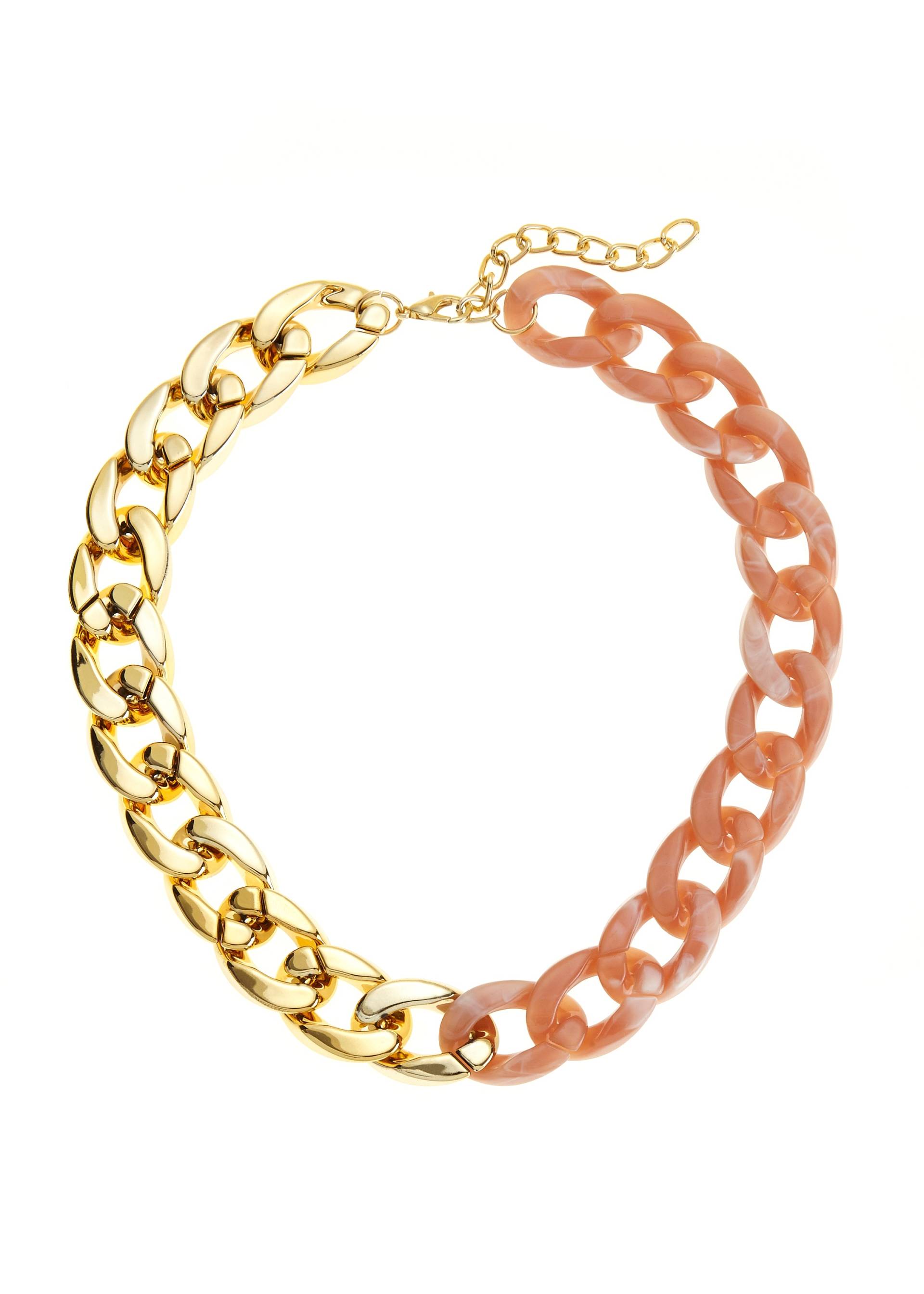 LASCANA Panzerkette, in bicolor, Collier, Gliederkette, Halsschmuck, Halskette LASCANA Panzerkette, in bicolor, Collier, Gliederkette, Halsschmuck, Halskette von Lascana