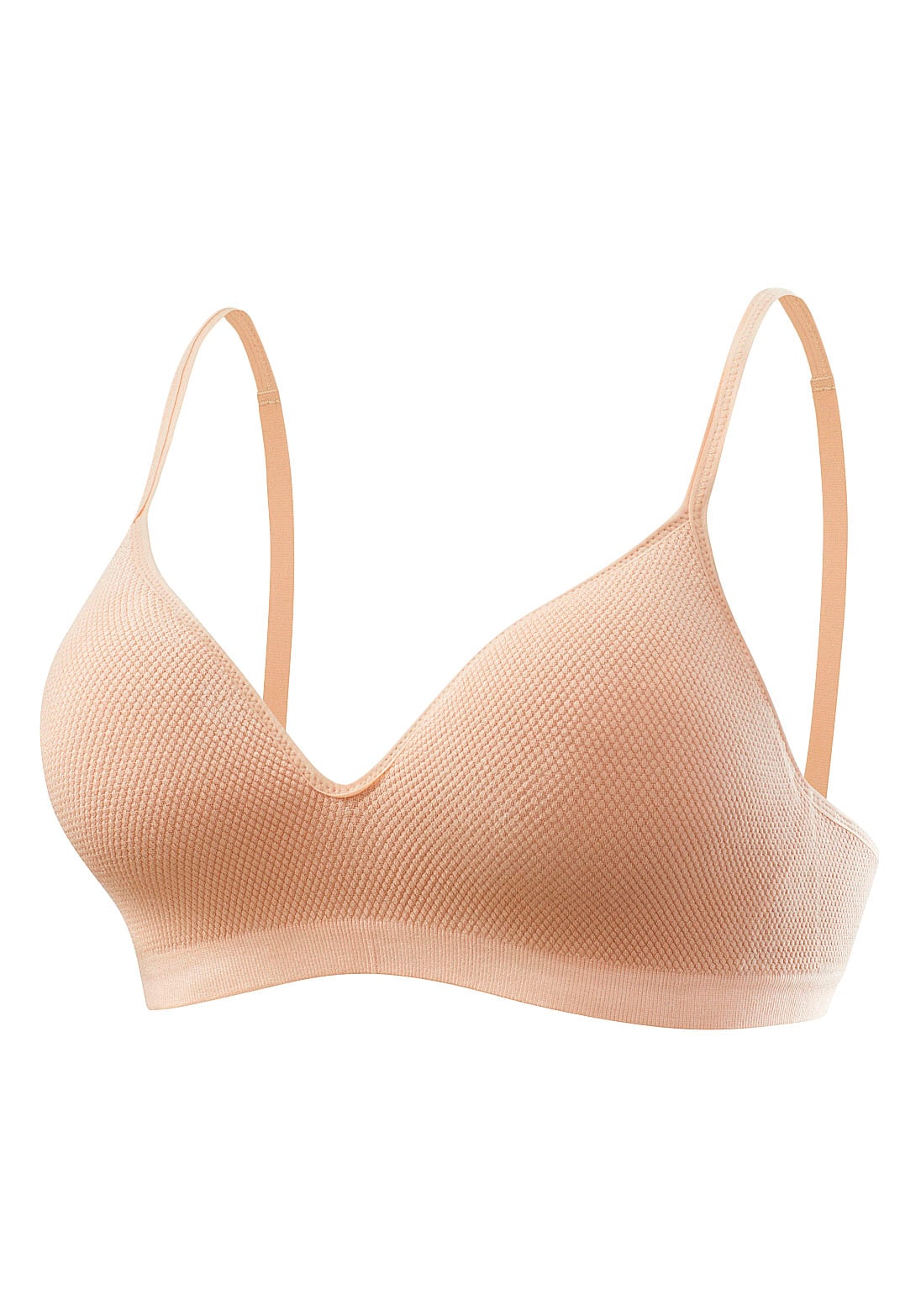 LASCANA Push-up-BH »COMFY BRA«, ohne Bügel aus weicher Baumwollqualität, Basic Dessous von Lascana