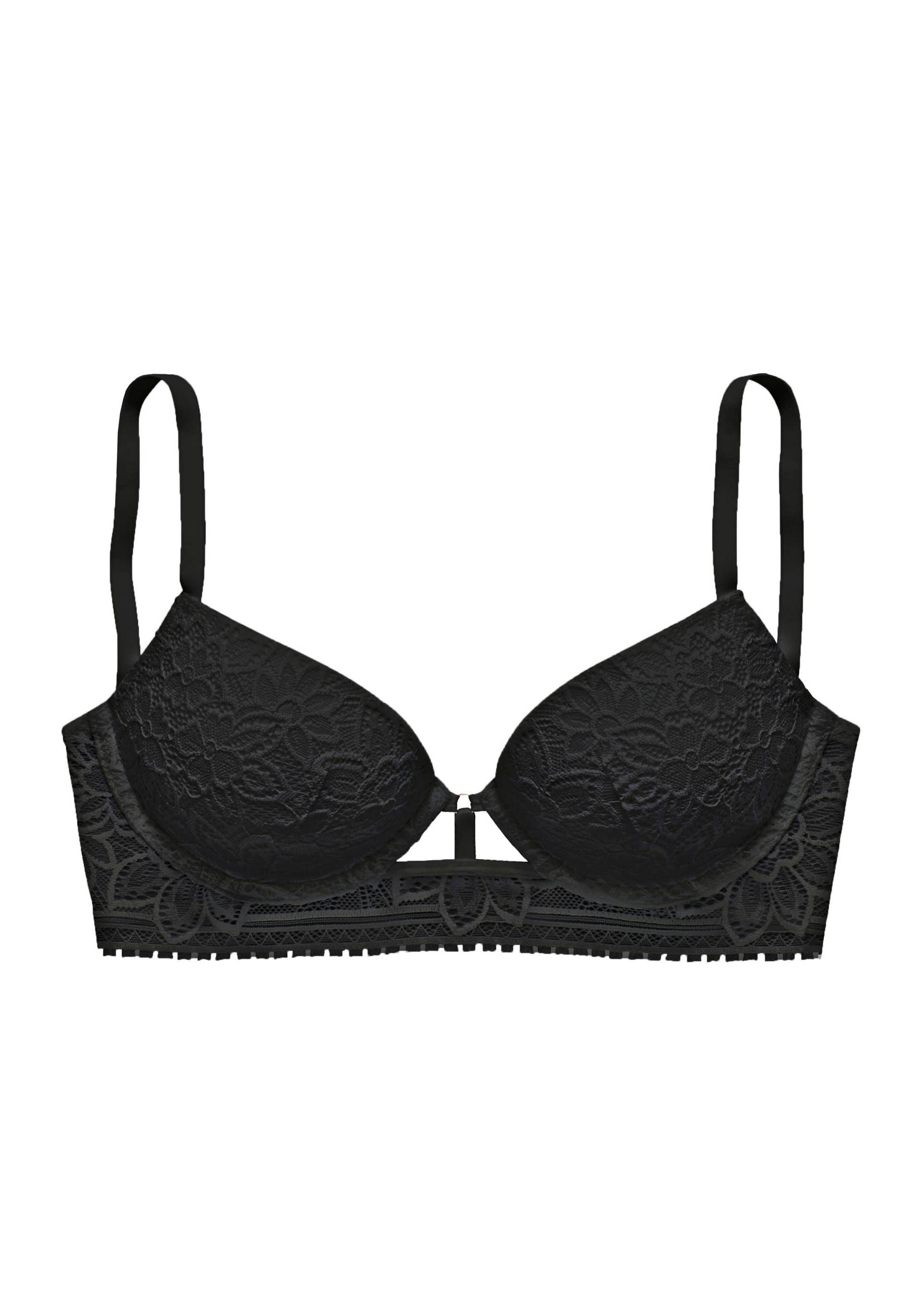 LASCANA Push-up-BH, mit Bügel aus floraler Jacquardspitze, sexy Dessous LASCANA Push-up-BH, mit Bügel aus floraler Jacquardspitze, sexy Dessous von Lascana