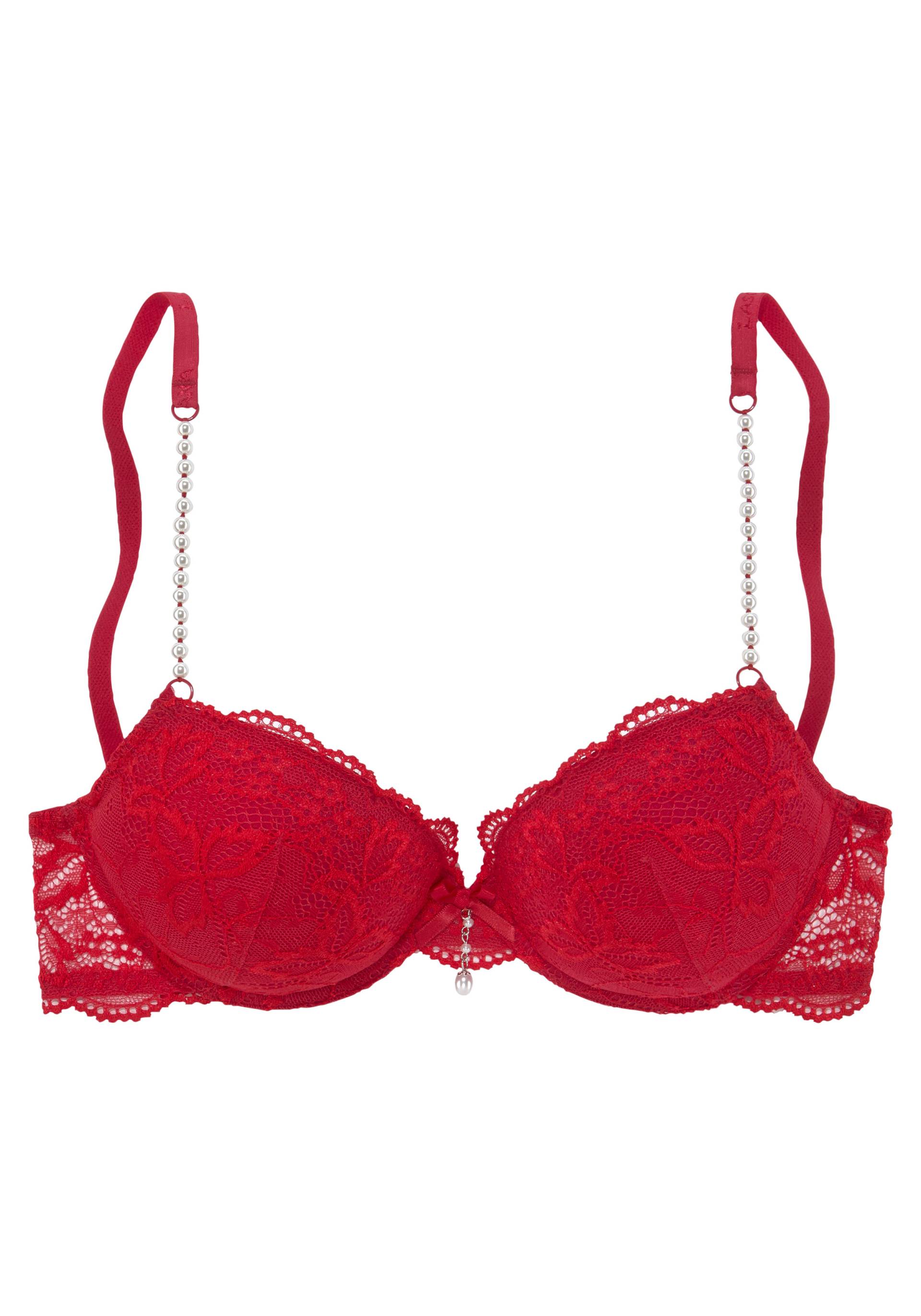 LASCANA Push-up-BH, mit femininen Perlendetails, sexy Dessous von Lascana