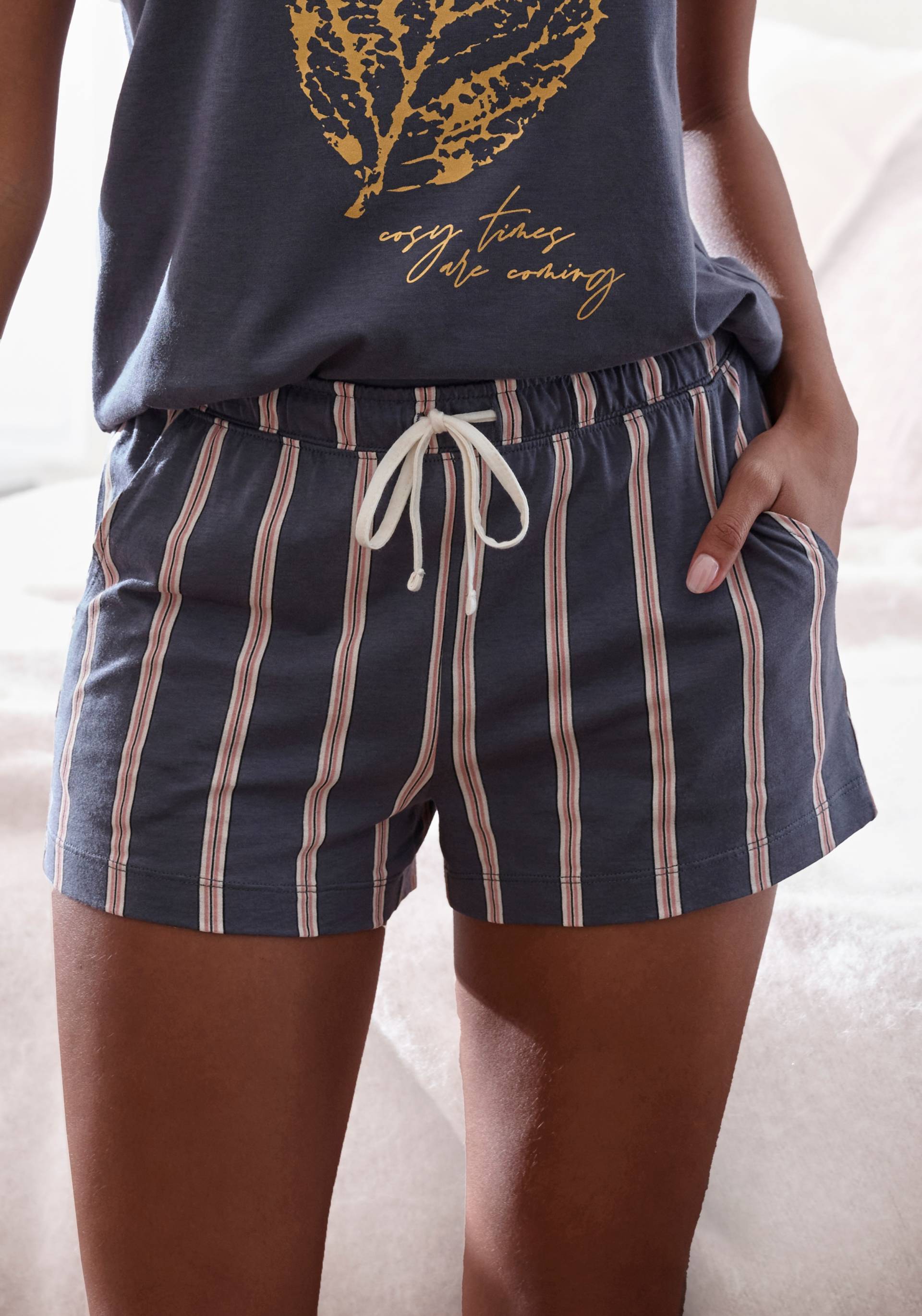 LASCANA Pyjamashorts, mit Druck LASCANA Pyjamashorts, mit Druck von Lascana