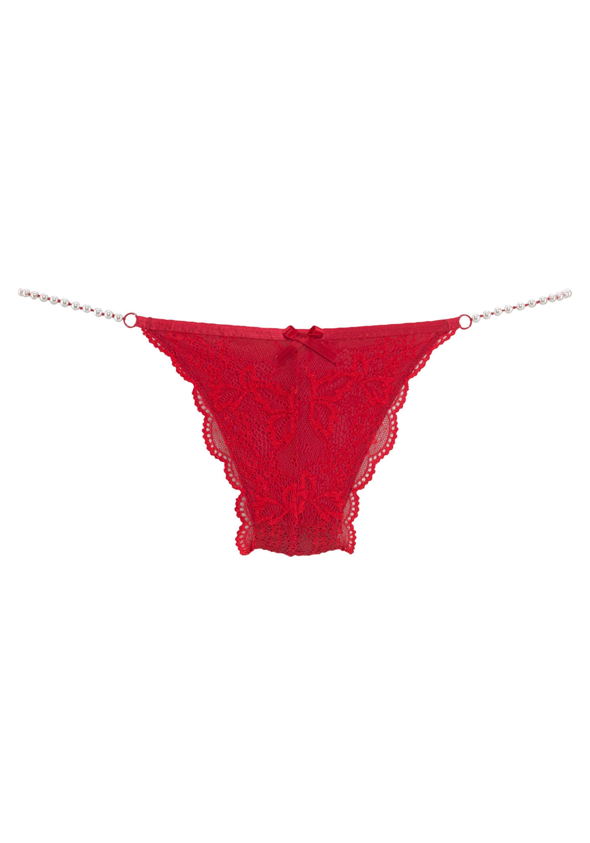 LASCANA Rioslip, mit femininen Perlendetails LASCANA Rioslip, mit femininen Perlendetails von Lascana