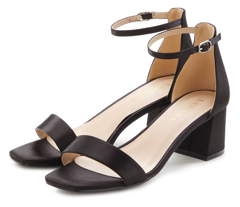 LASCANA Sandalette, mit Blockabsatz, Sandale, Sommerschuh VEGAN von Lascana