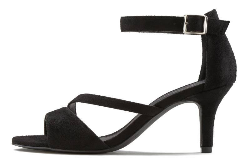 LASCANA Sandalette, High-Heel-Sandalette,Riemchensandalette,Sommerschuh mit Riemchen VEGAN von Lascana