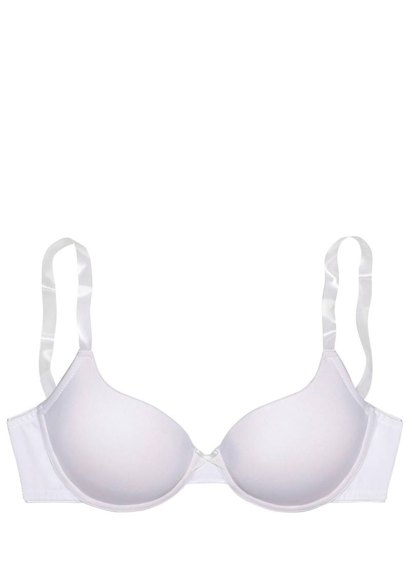 LASCANA Schalen-BH »Ela«, mit transparenten Trägern, perfect basic mit Bügel, Basic Dessous LASCANA Schalen-BH »Ela«, mit transparenten Trägern, perfect basic mit Bügel, Basic Dessous von Lascana