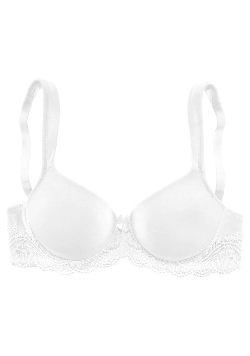 LASCANA Schalen-BH, mit Bügel, nahtlos vorgeformte Cups, Spitzendetails, Dessous LASCANA Schalen-BH, mit Bügel, nahtlos vorgeformte Cups, Spitzendetails, Dessous von Lascana