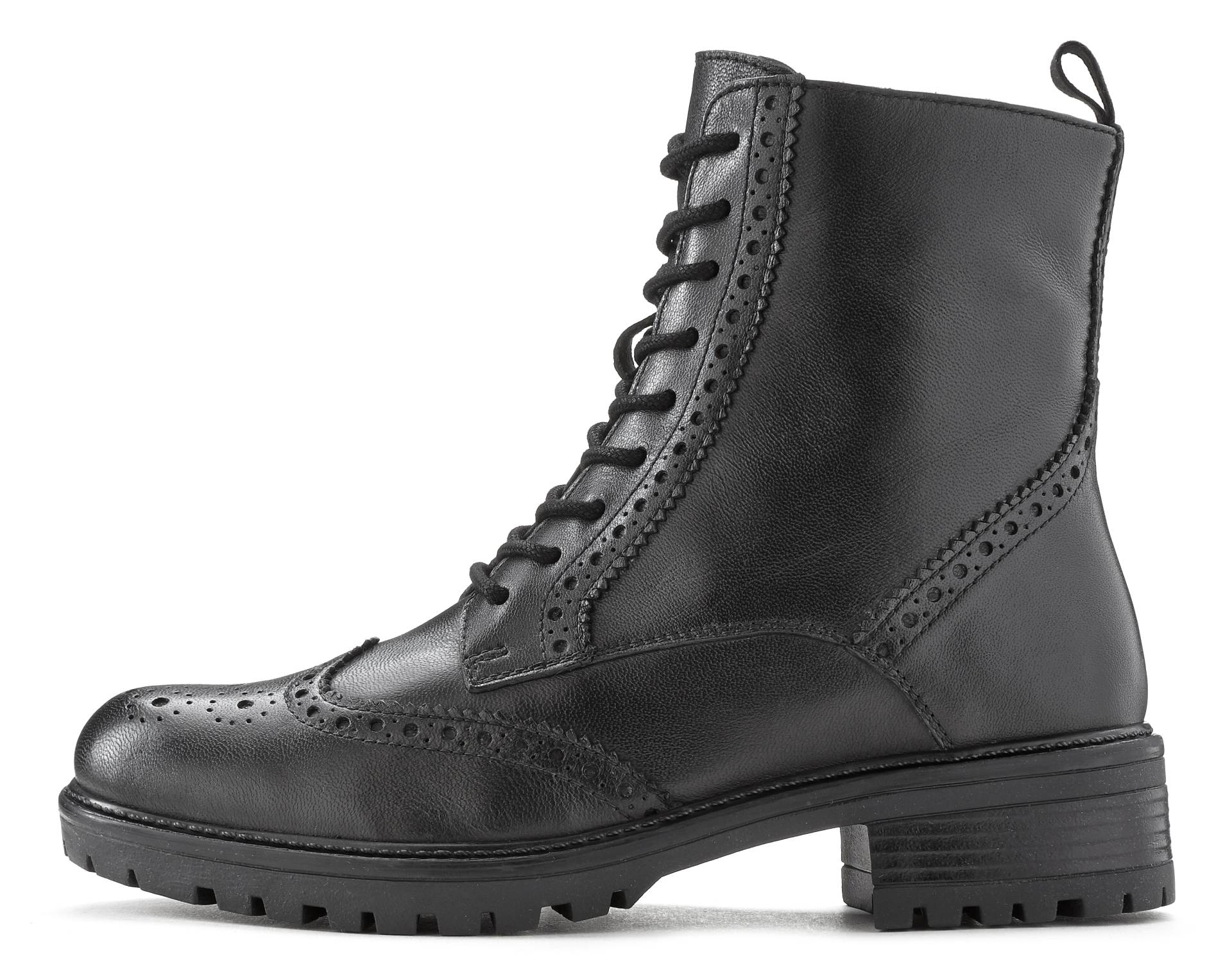 LASCANA Schnürboots, Schnürstiefelette, Ankle Boots, Leder, Schnüren & Reissverschluss LASCANA Schnürboots, Schnürstiefelette, Ankle Boots, Leder, Schnüren & Reissverschluss von Lascana
