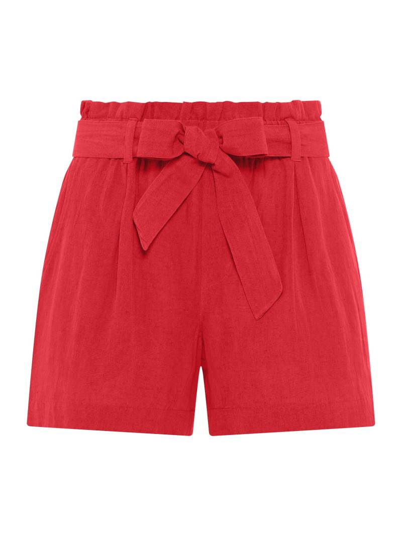 LASCANA Shorts, (mit Bindegürtel), im Paperbag-Stil aus Leinenmix von Lascana