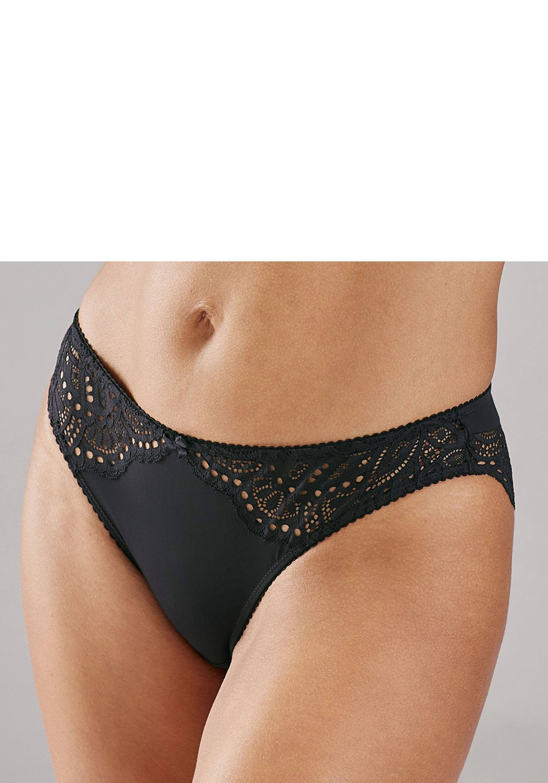 LASCANA Slip »Aurora«, mit toller Spitze in blumiger Optik LASCANA Slip »Aurora«, mit toller Spitze in blumiger Optik von Lascana